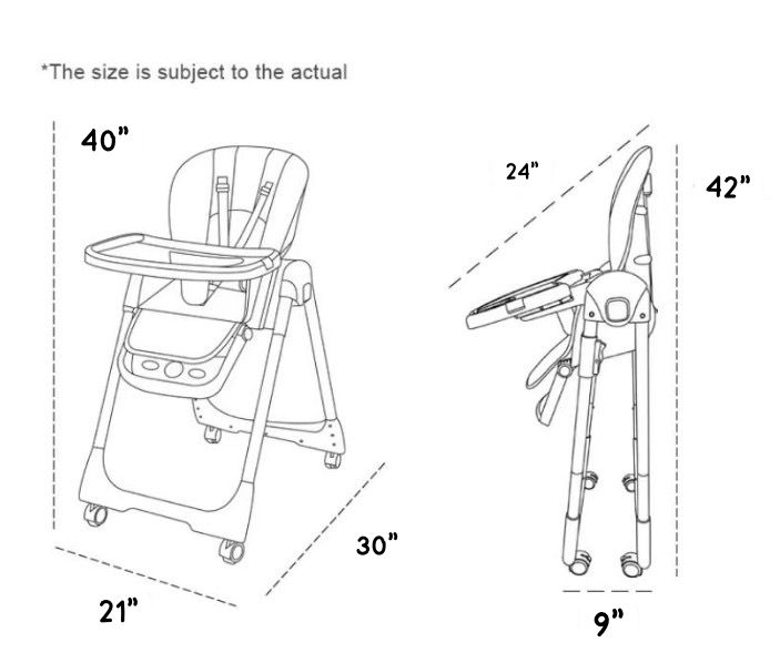 Fizzy Foldable High Chair