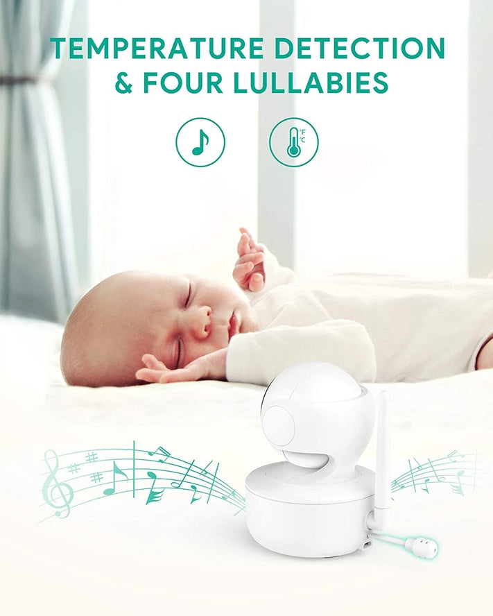 Valkia Baby Monitor With Camera And Audio