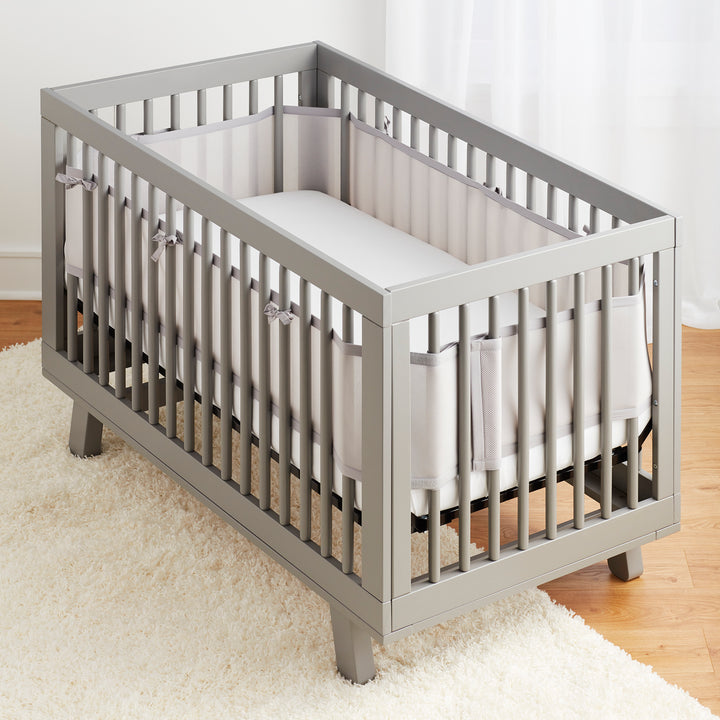 BreathableBaby Classic Mesh Liner for Full-Size Cribs (Covers 3 or 4 Sides)