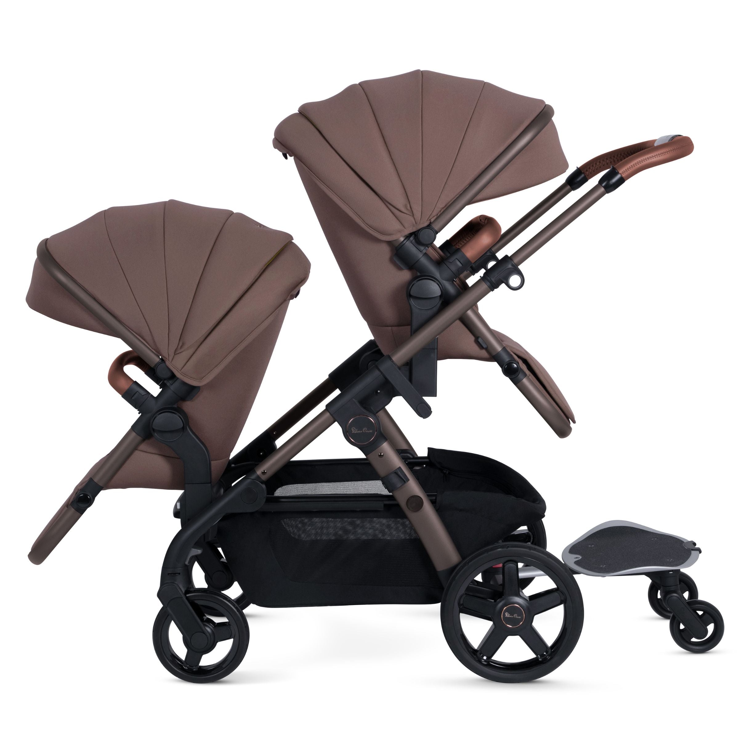 Silver Cross Wave 3 Single-to-Double Stroller