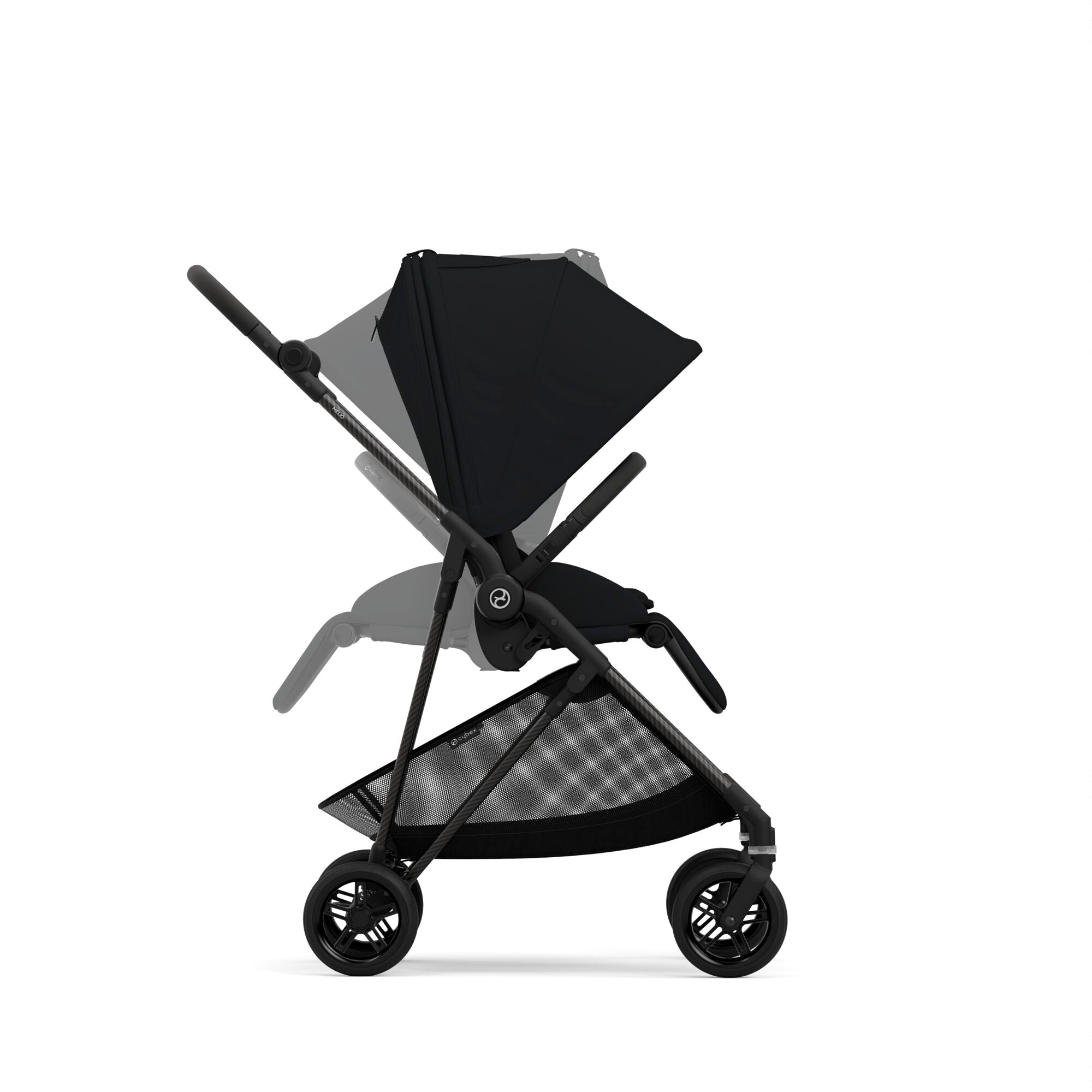 Cybex Melio Carbon 3 Stroller with Aton G SensorSafe Travel System