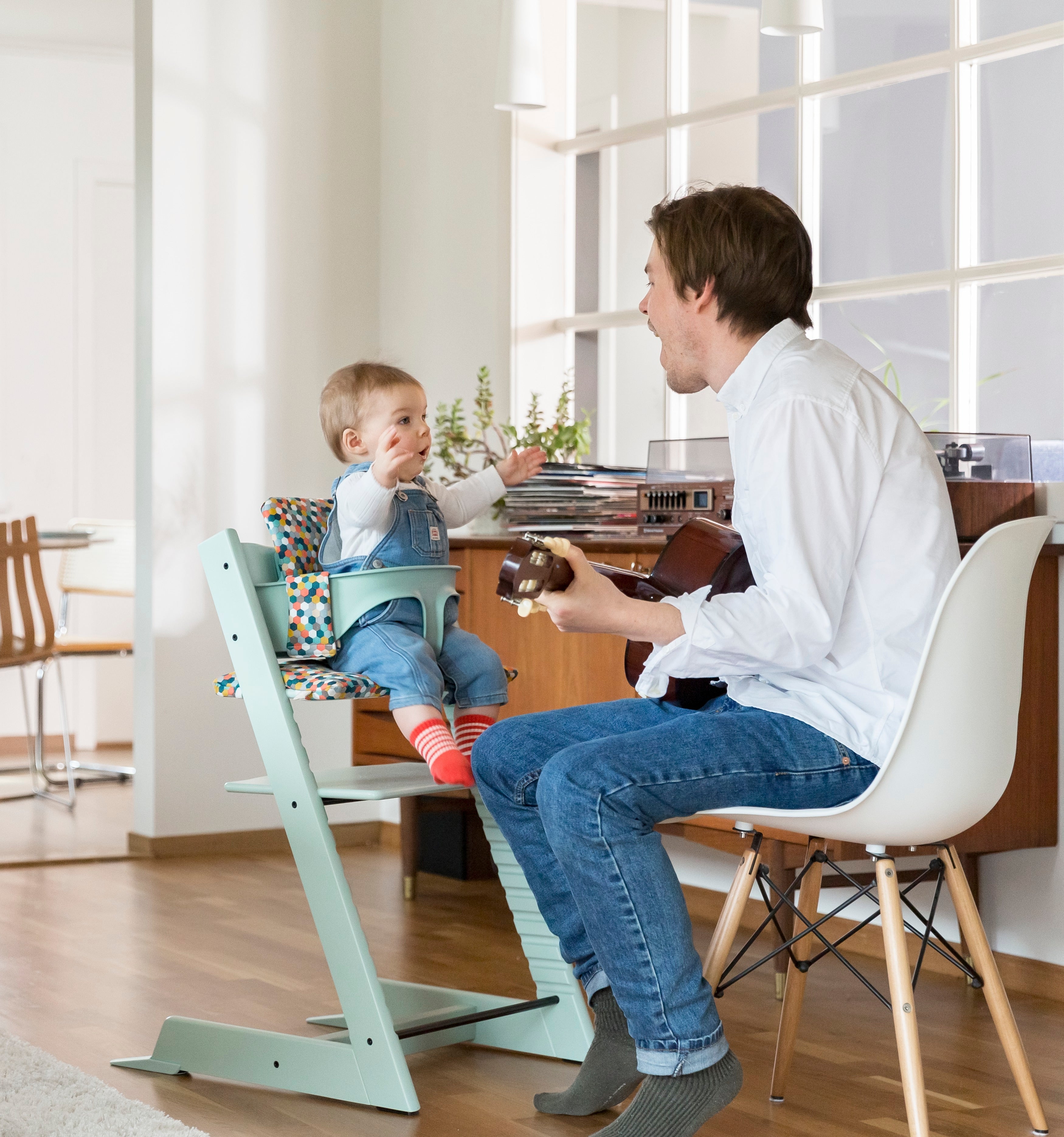 Stokke Tripp Trapp High Chair - (Incl. Chair, Matching Babyset) - Open Box