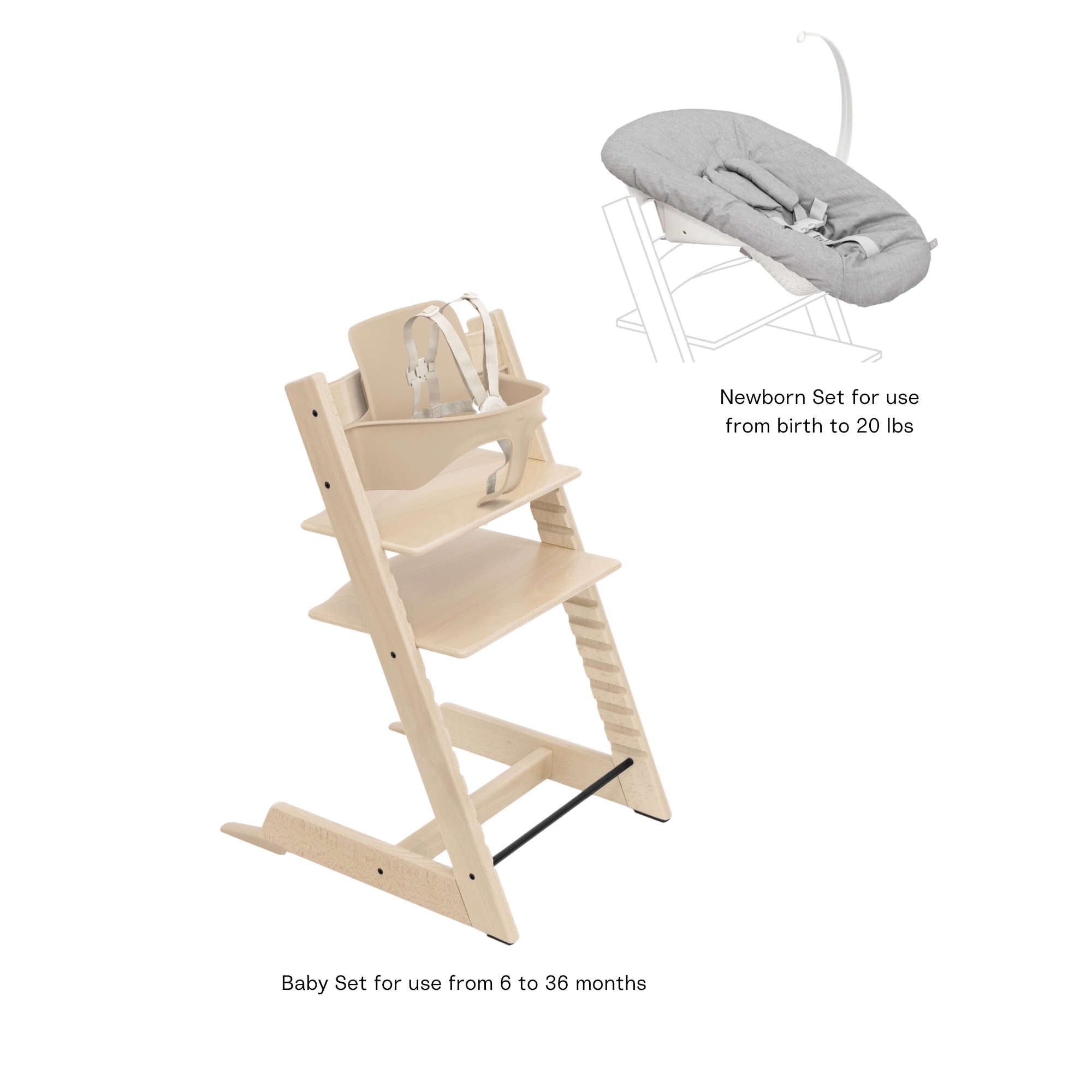 Stokke Tripp Trapp® High Chair² with Newborn Set