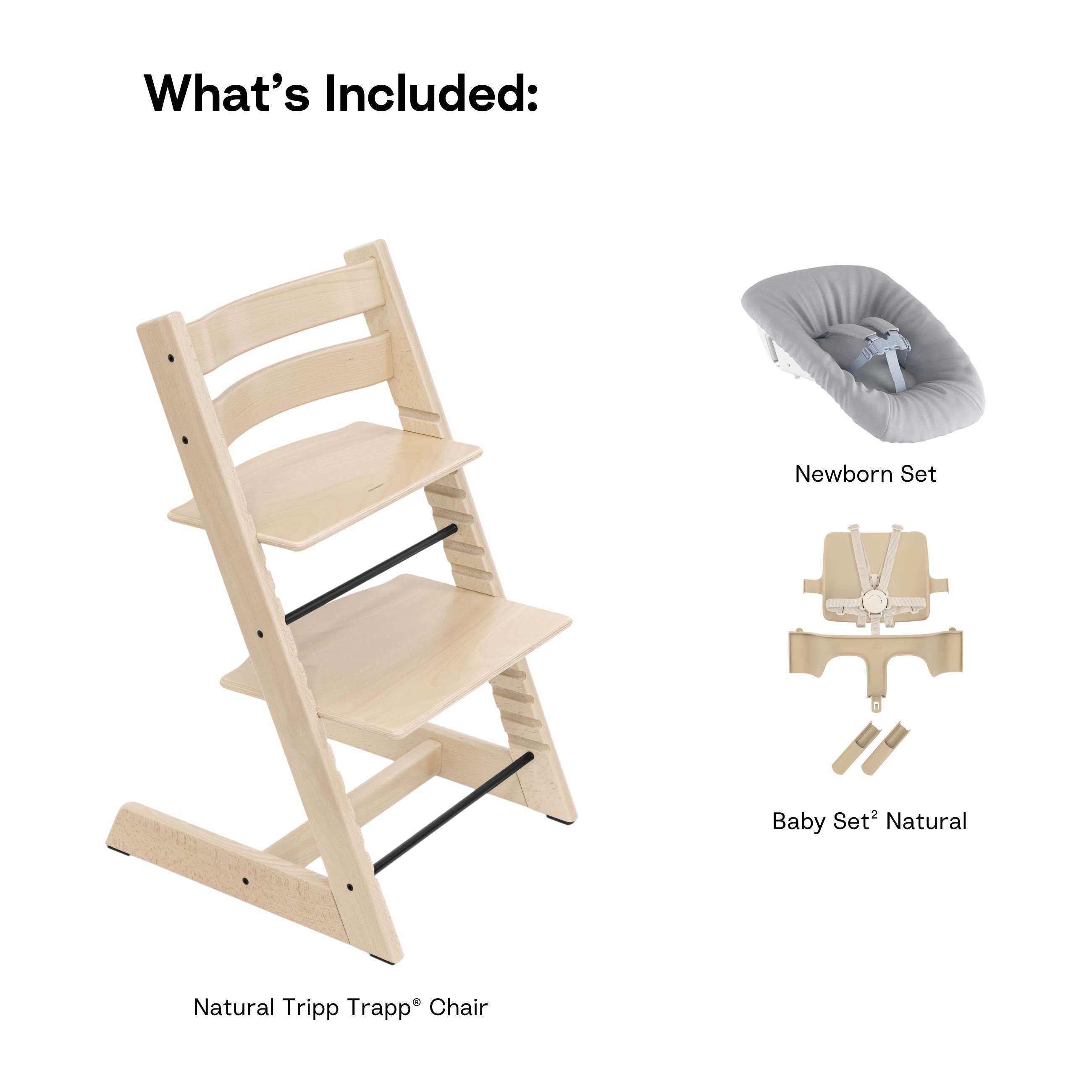 Stokke Tripp Trapp® High Chair² with Newborn Set