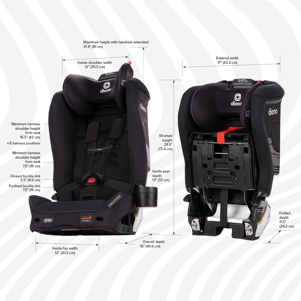 Diono Radian 3R SafePlus™ All-in-One Convertible Car Seat