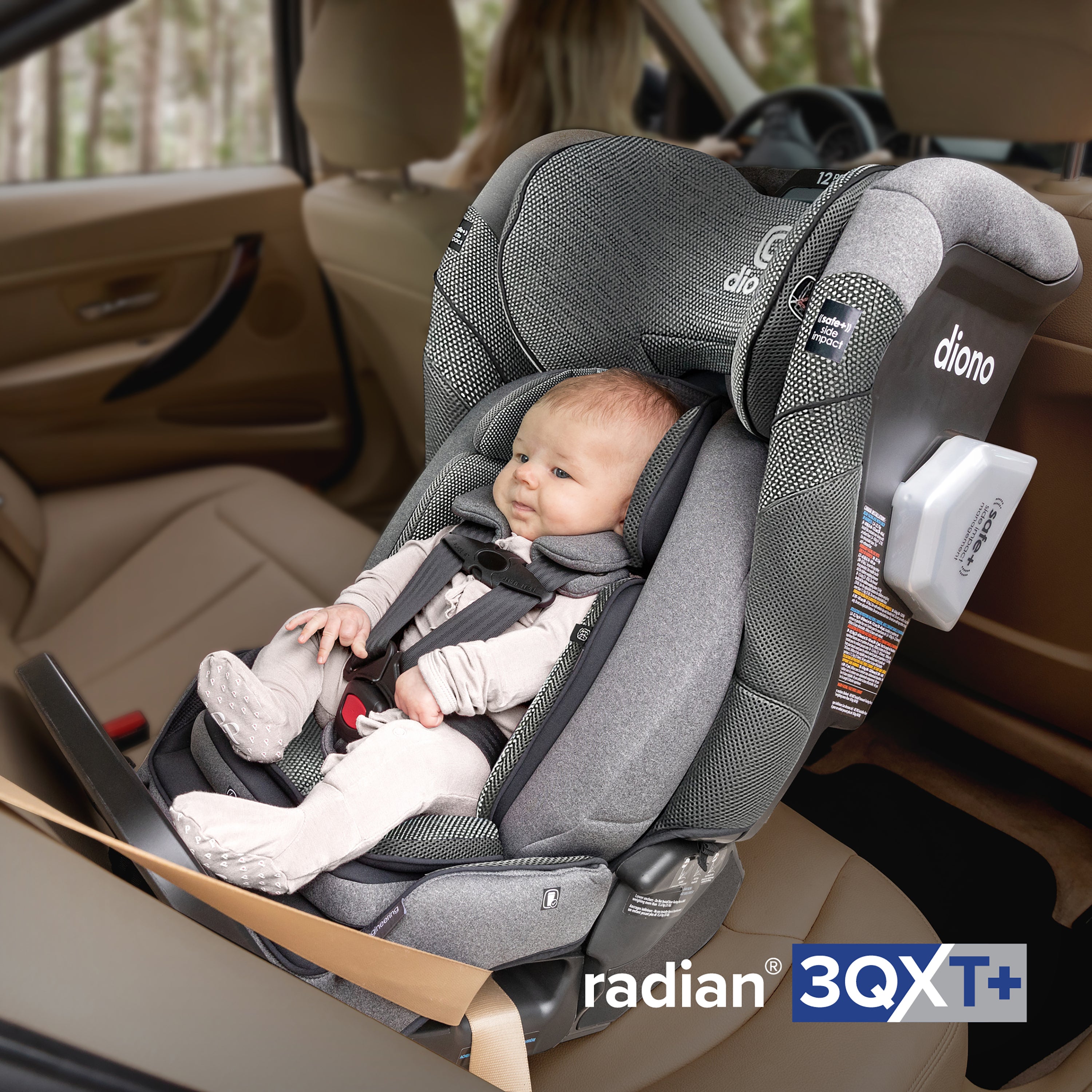 Diono Radian 3QXT+ Luxury 3 Across All-in-One Car Seat