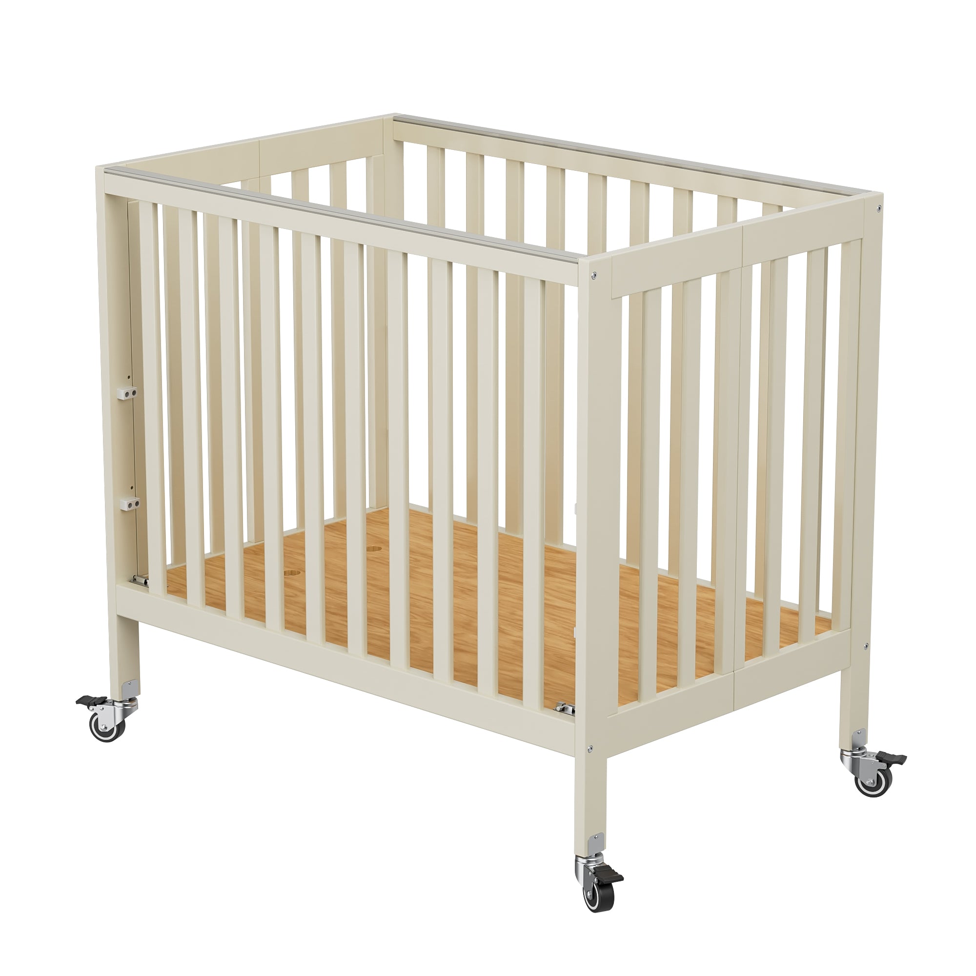 Fizzy 3 Level (Flat) Portable Crib + Free 3" Mattress