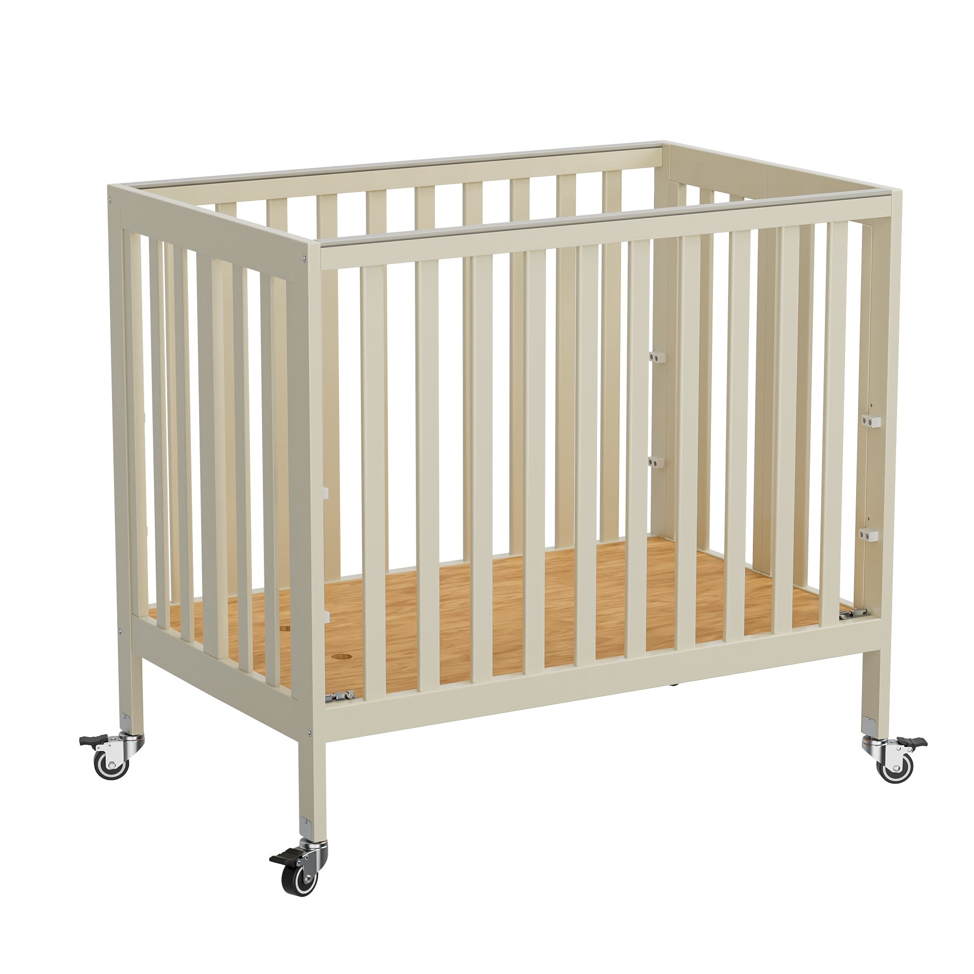 Fizzy 3 Level (Flat) Portable Crib + Free 3" Mattress