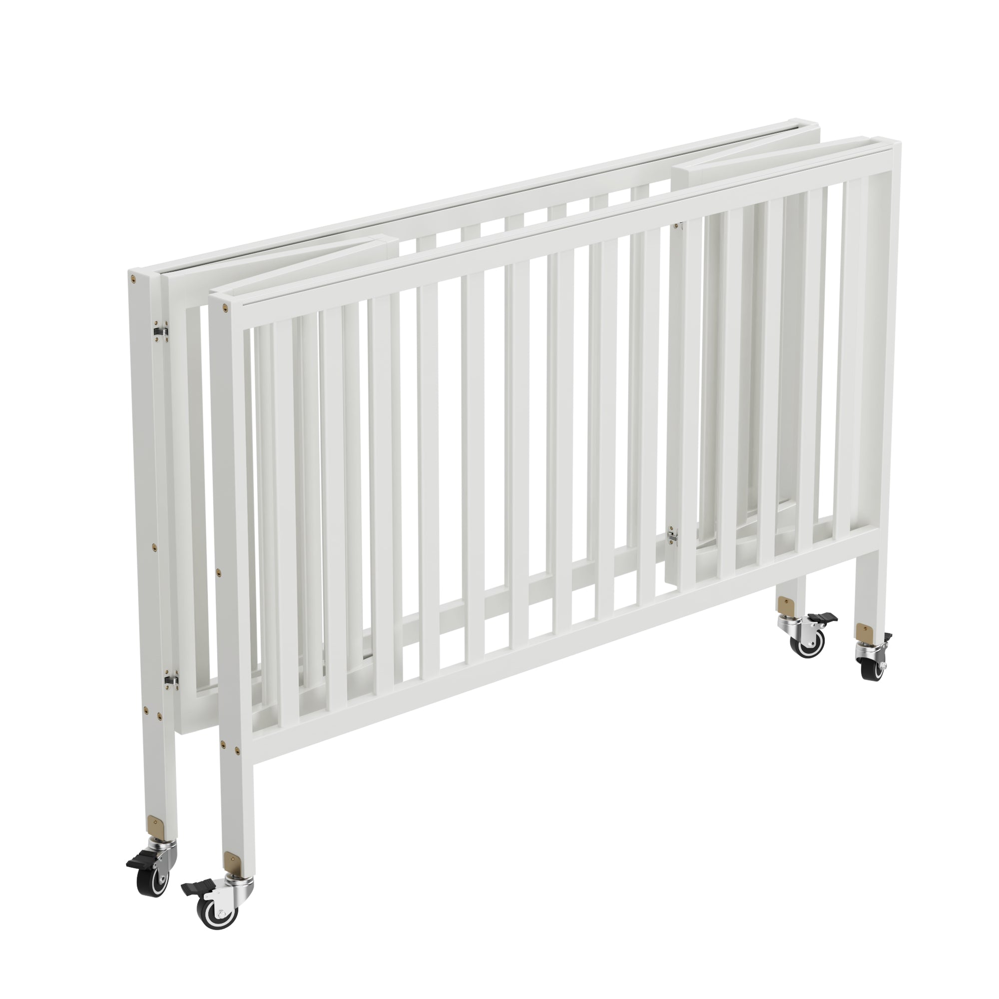 Fizzy Full-Size Flat Top Folding Crib