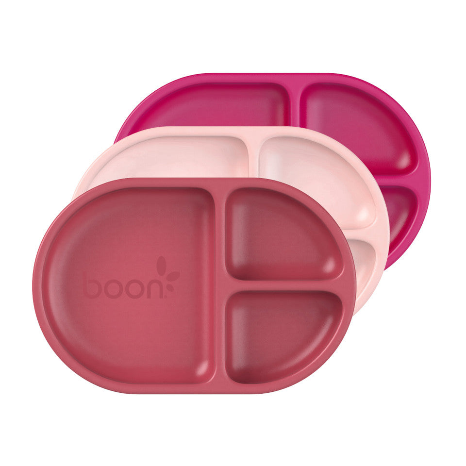 Boon CHOW Food-Safe Platinum Silicone Plate Set