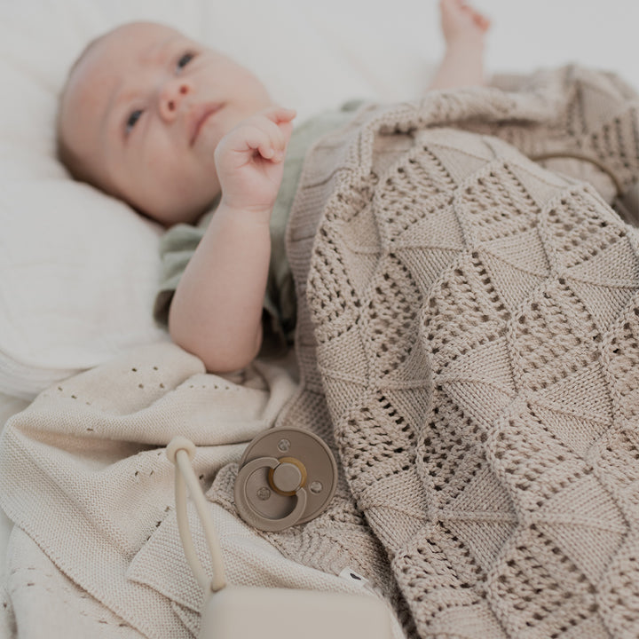 BIBS Knitted Blanket Wavy