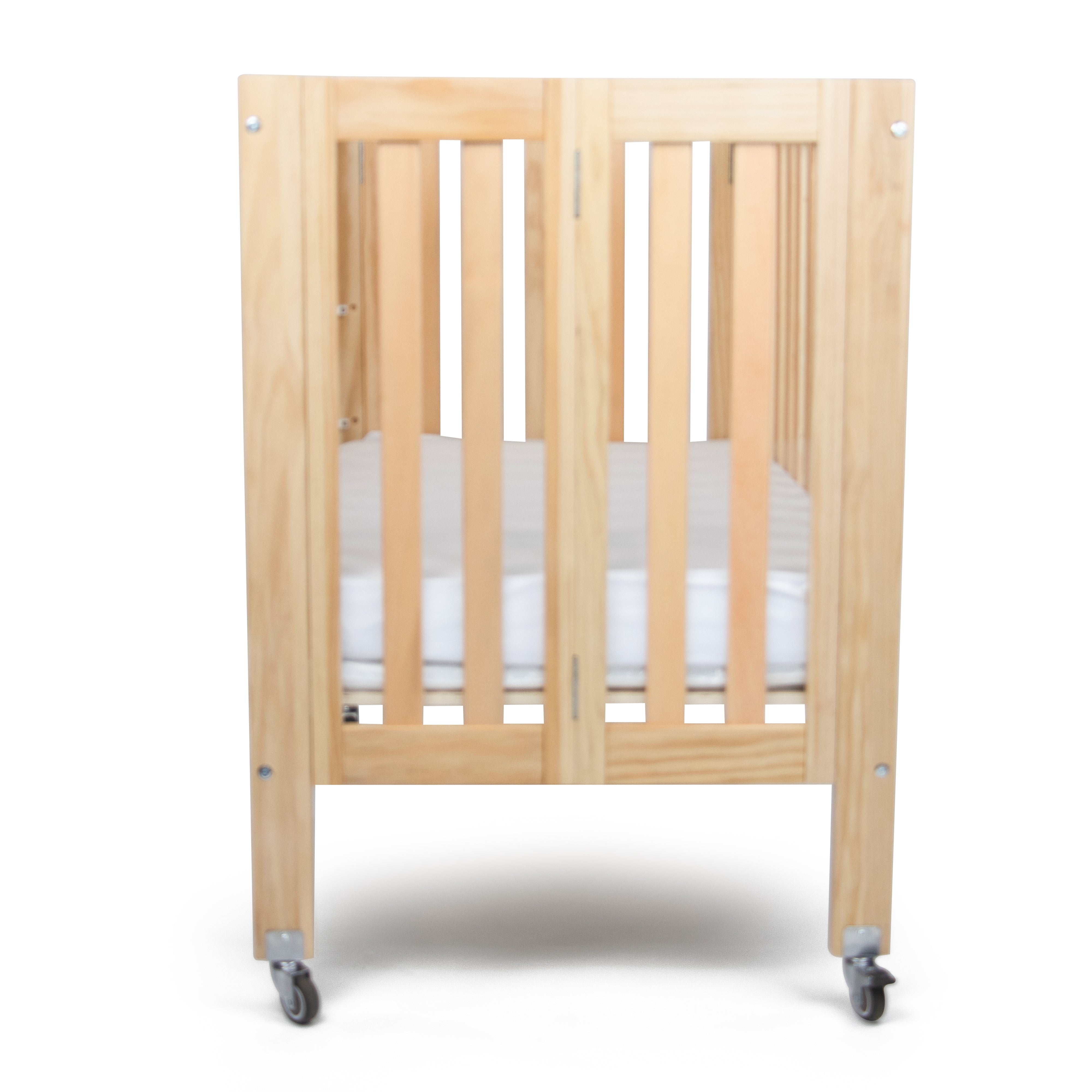 First Essentials Ruby Flat Top Portable Mini Crib