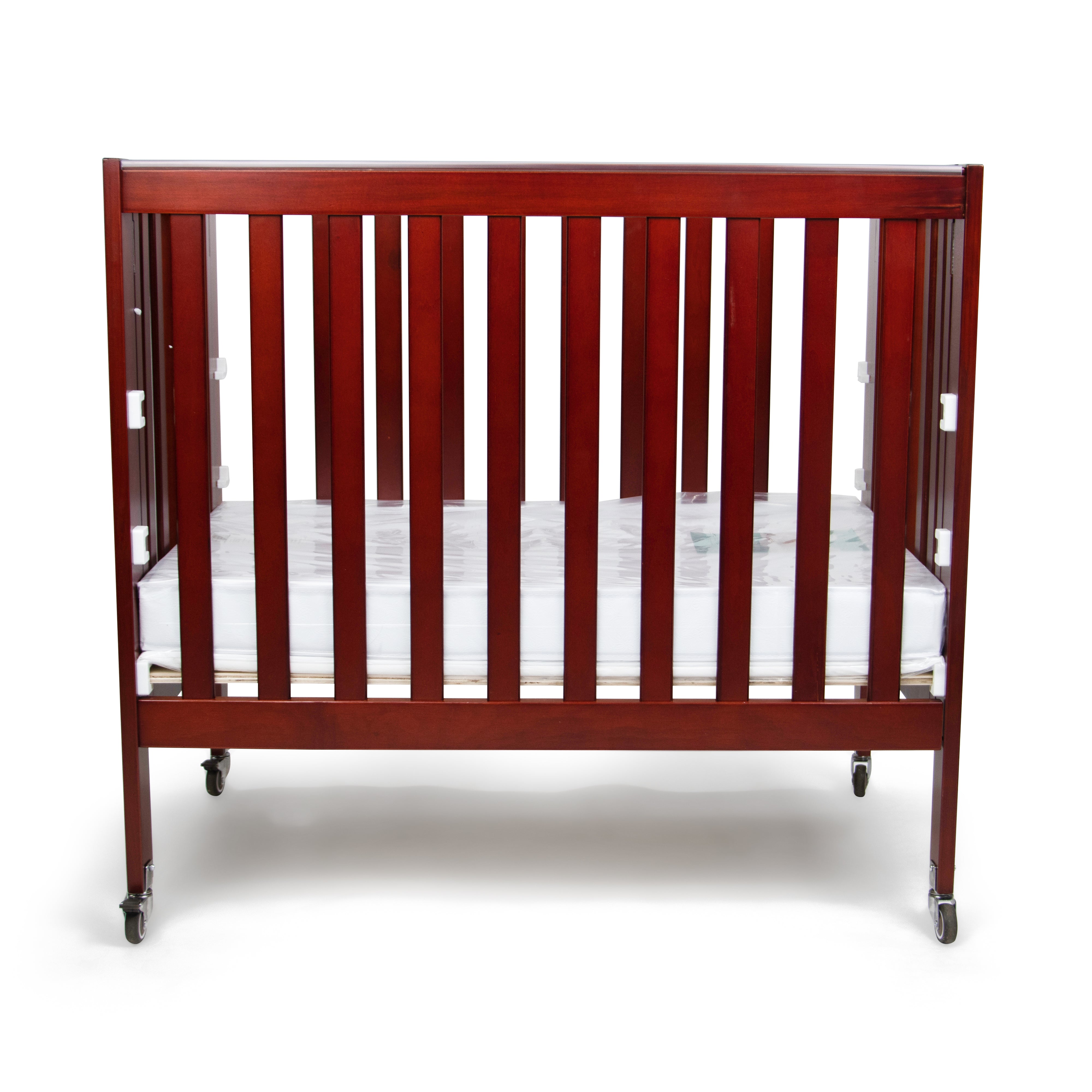 First Essentials Ruby Flat Top Portable Mini Crib