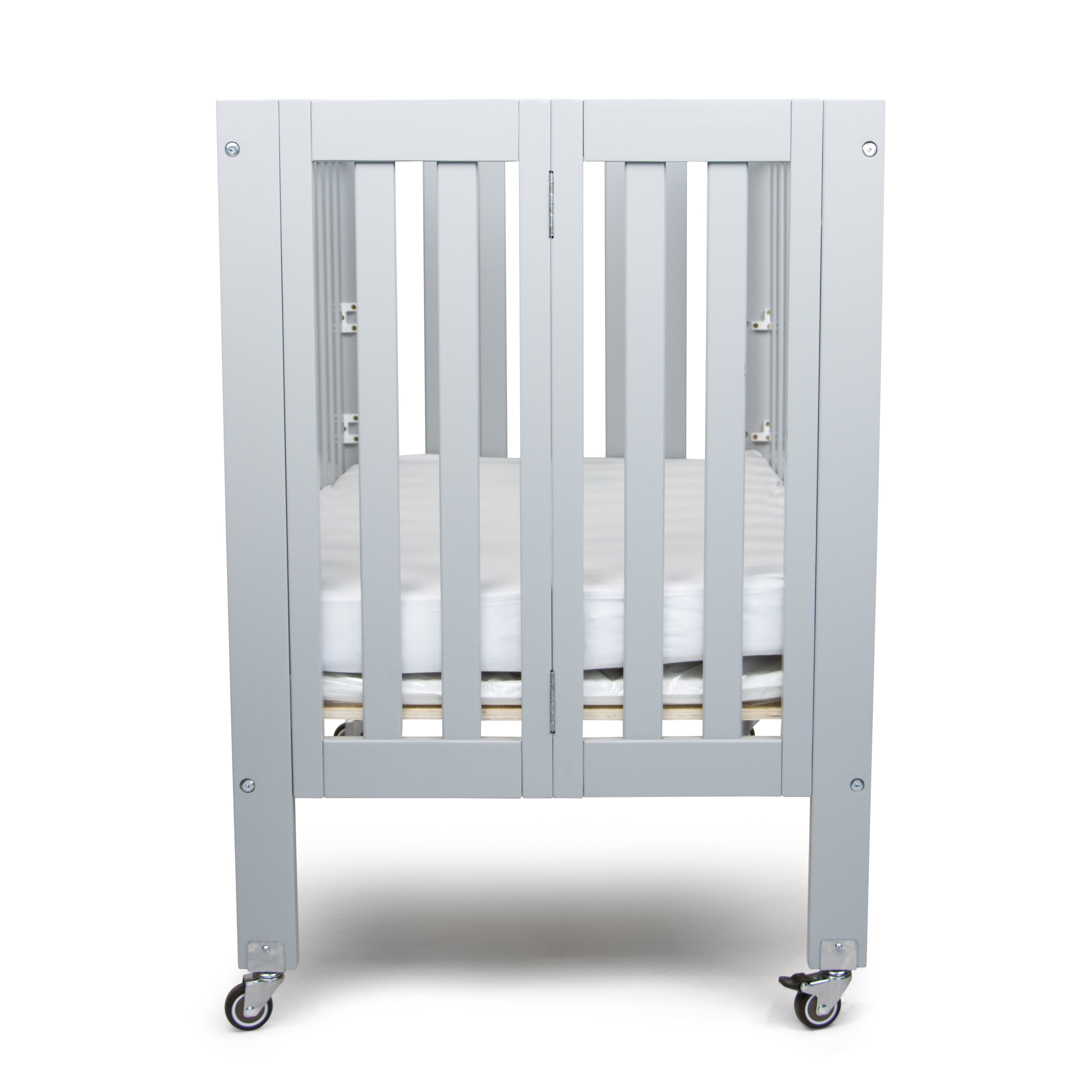 First Essentials Ruby Flat Top Portable Mini Crib