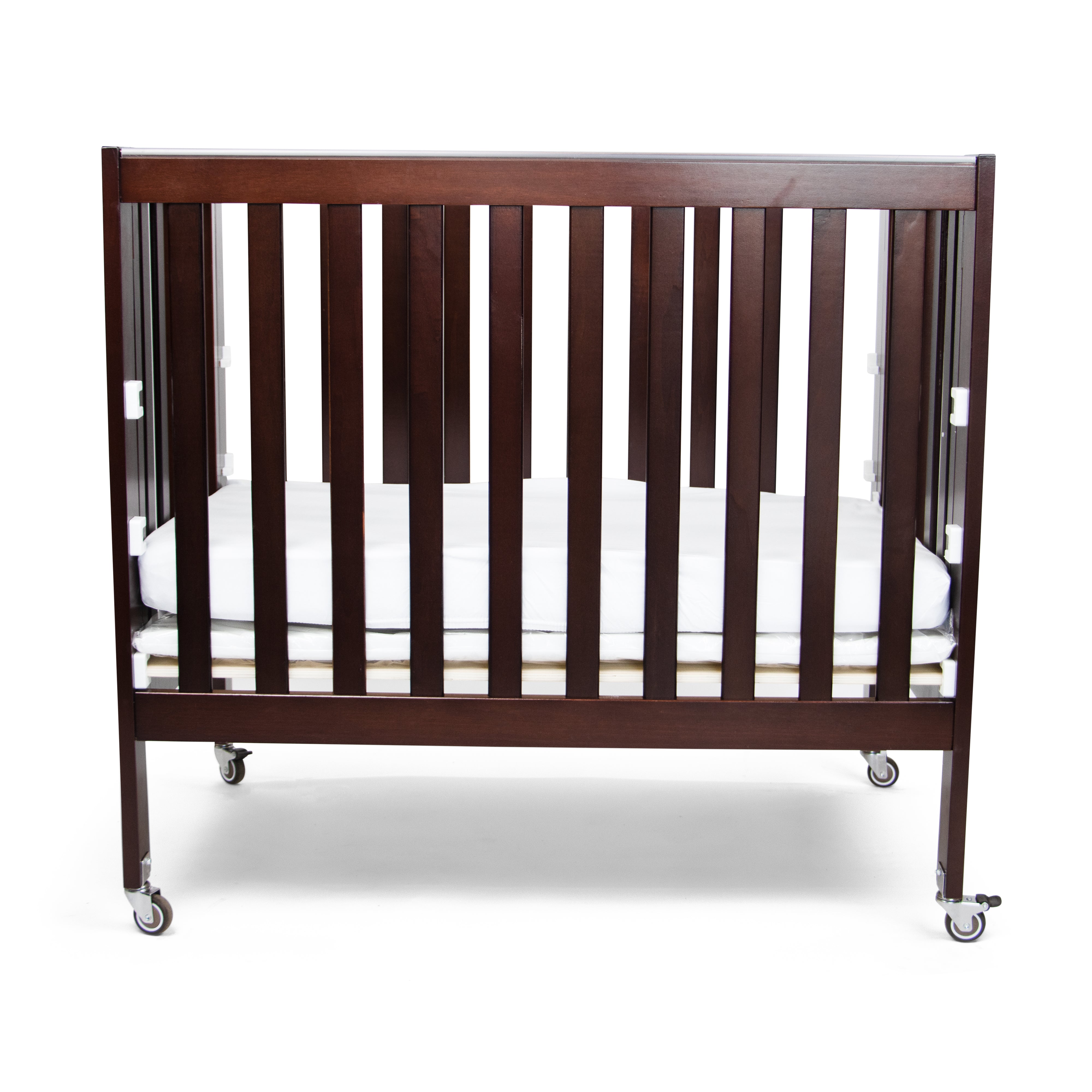 First Essentials Ruby Flat Top Portable Mini Crib