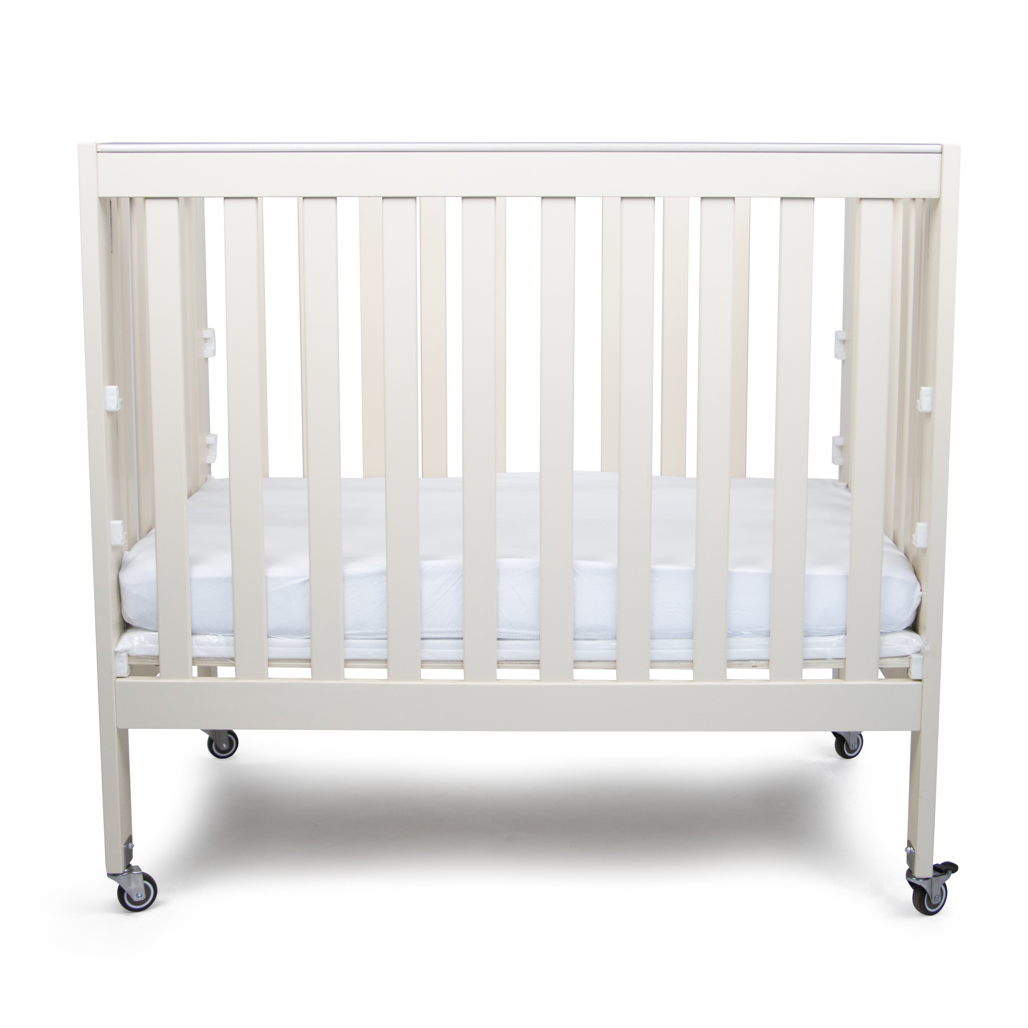 First Essentials Ruby Flat Top Portable Mini Crib