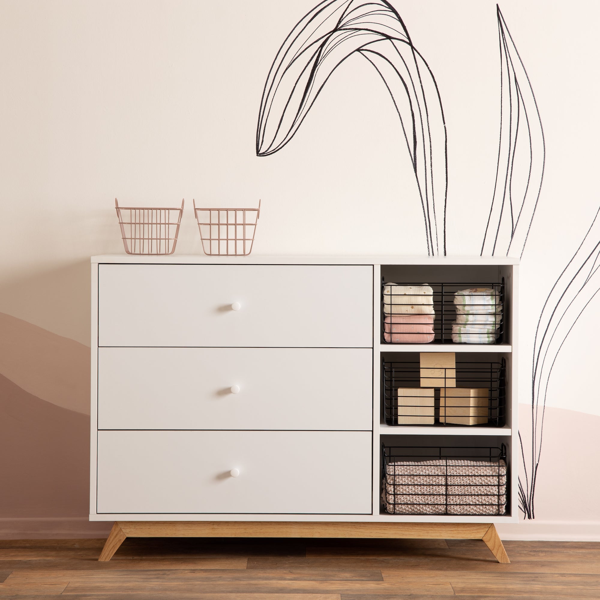 dadada Central Park 3-Drawer Dresser 2.0