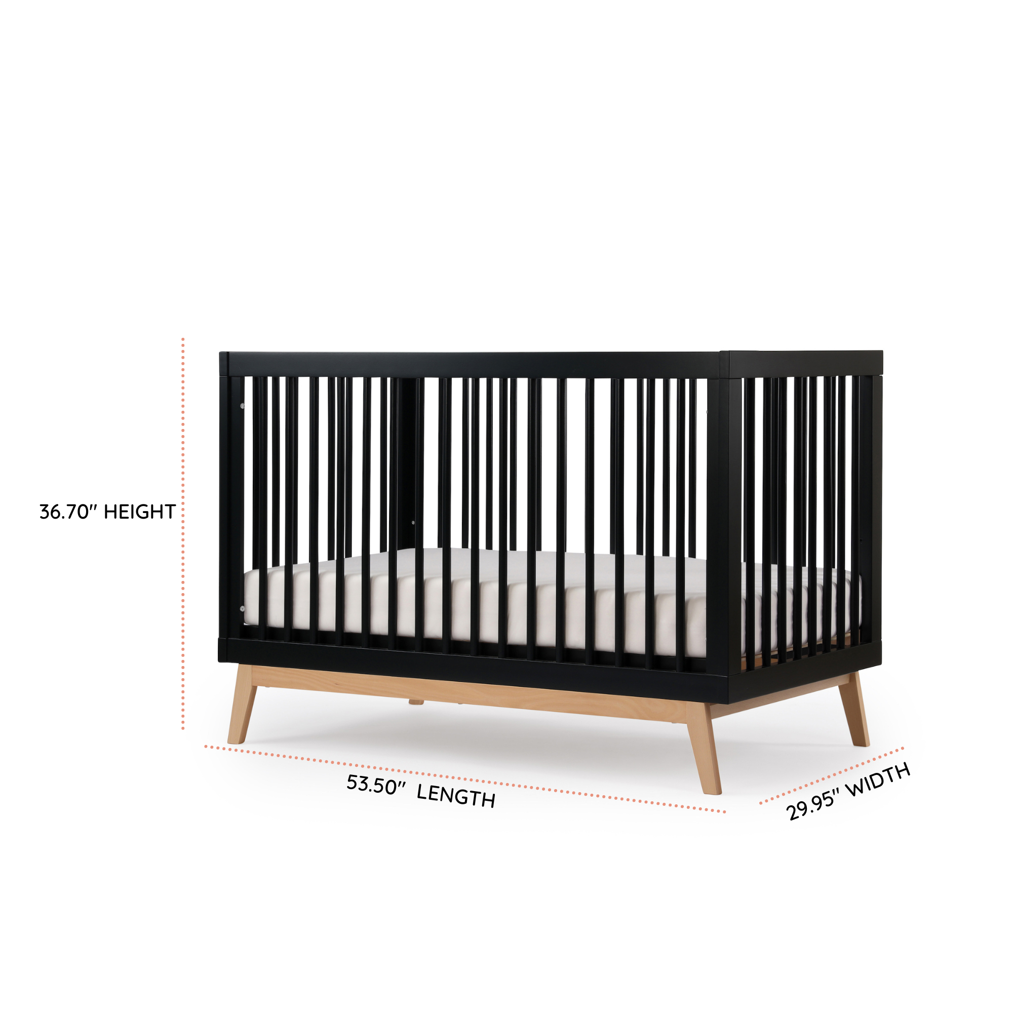 dadada Soho 3-in-1 Convertible Crib