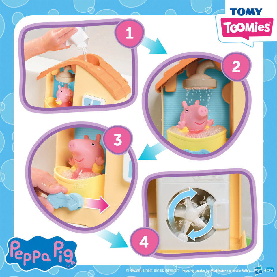 Toomies Peppa’s House Bath Playset