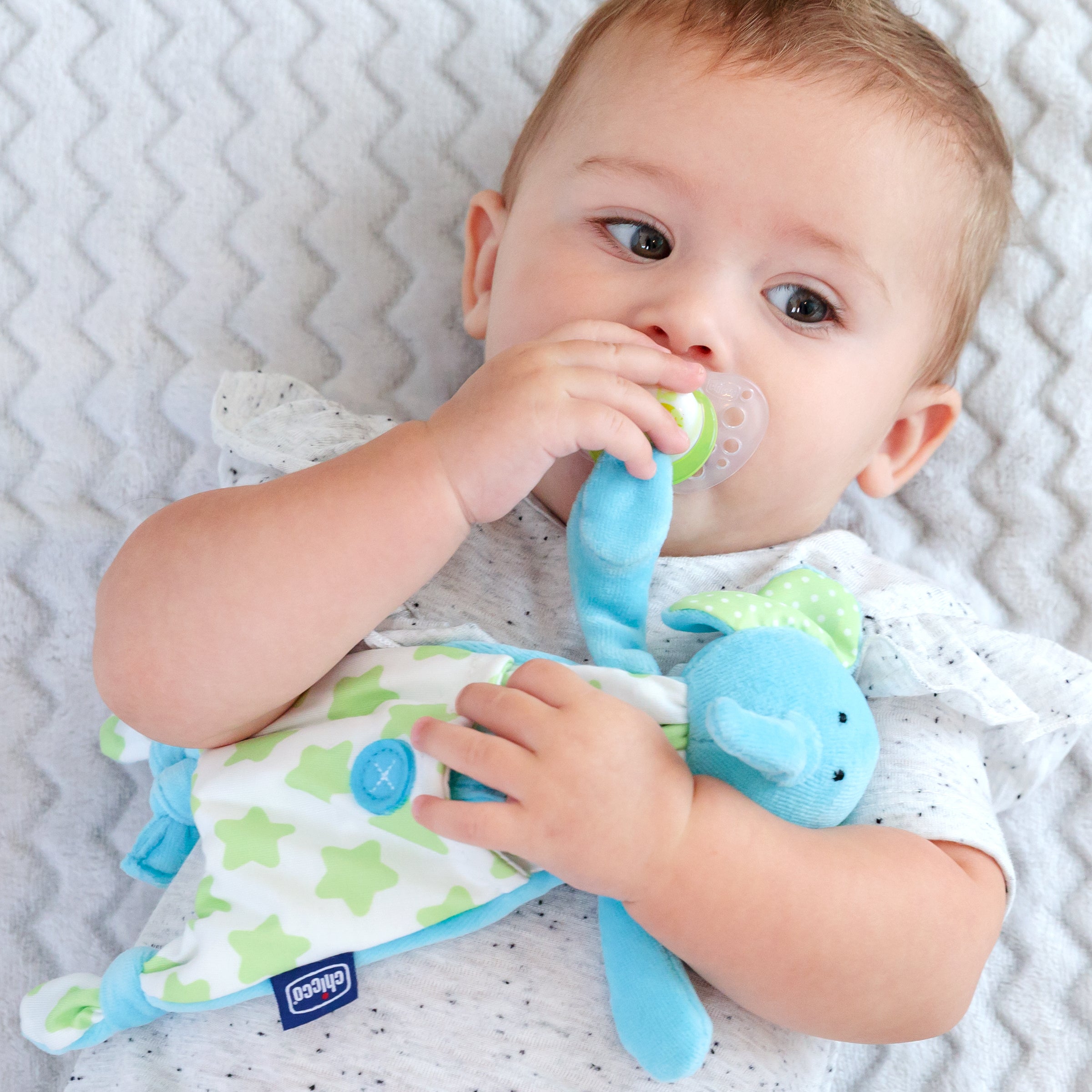 Chicco Pocket Buddies Soft Pacifier Lovey