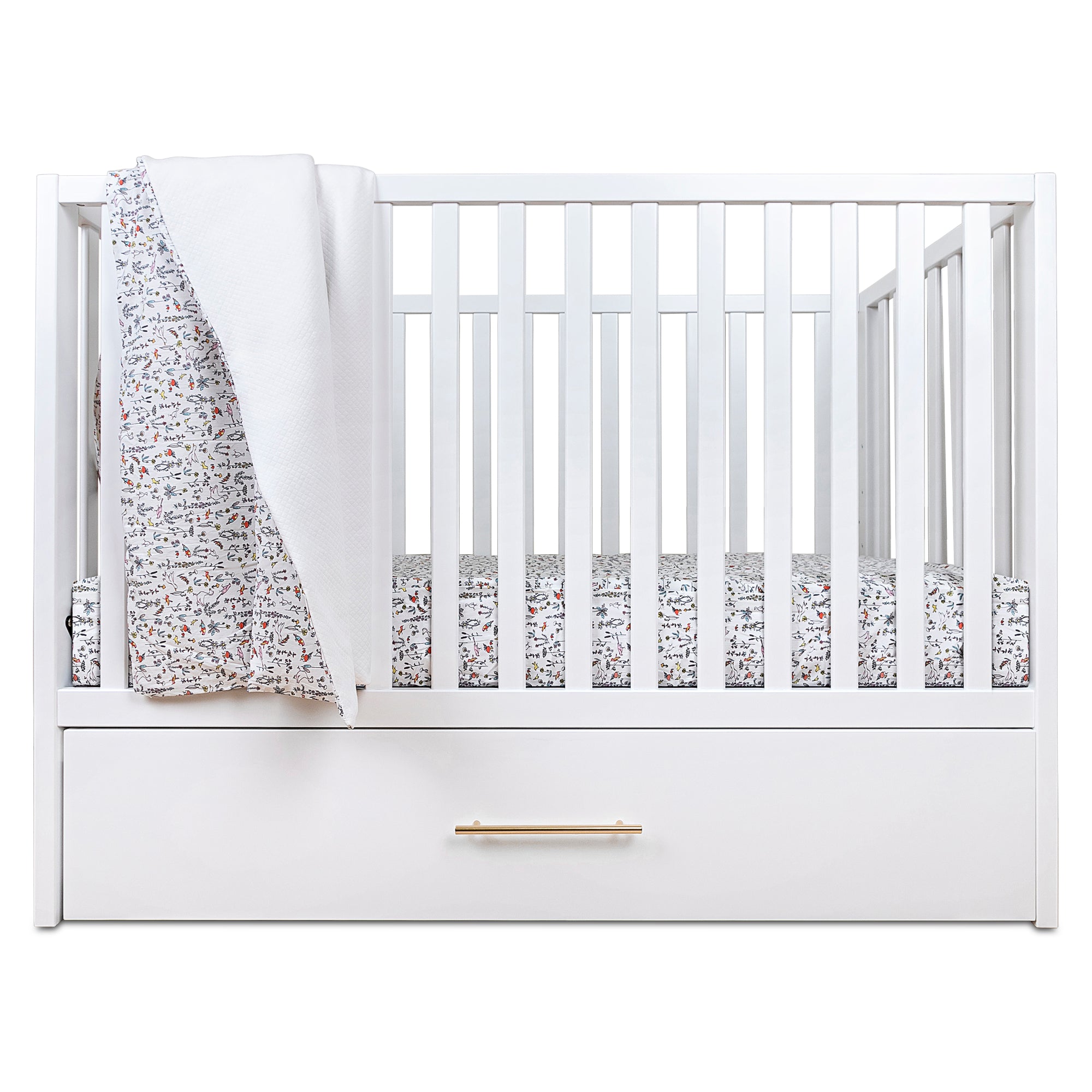 HushCrib 3-in1 Convertible Crib With Trundle