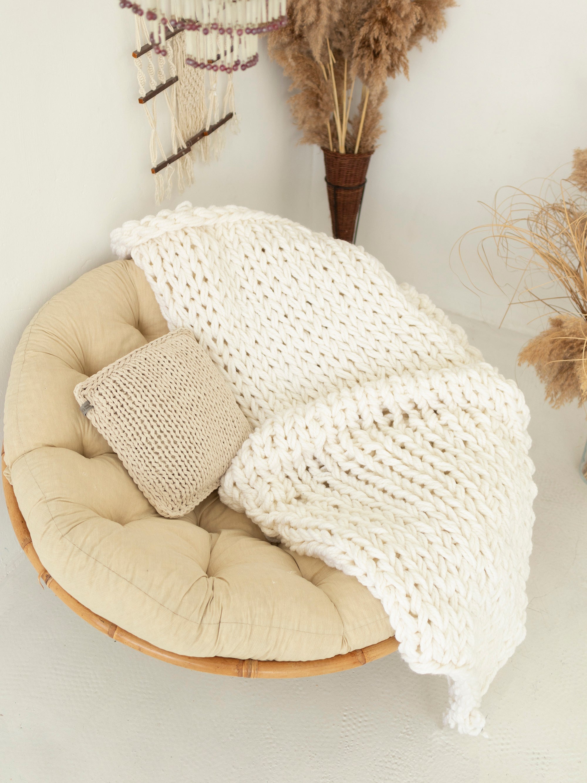 Anzy Home Chunky Knit Baby Blanket