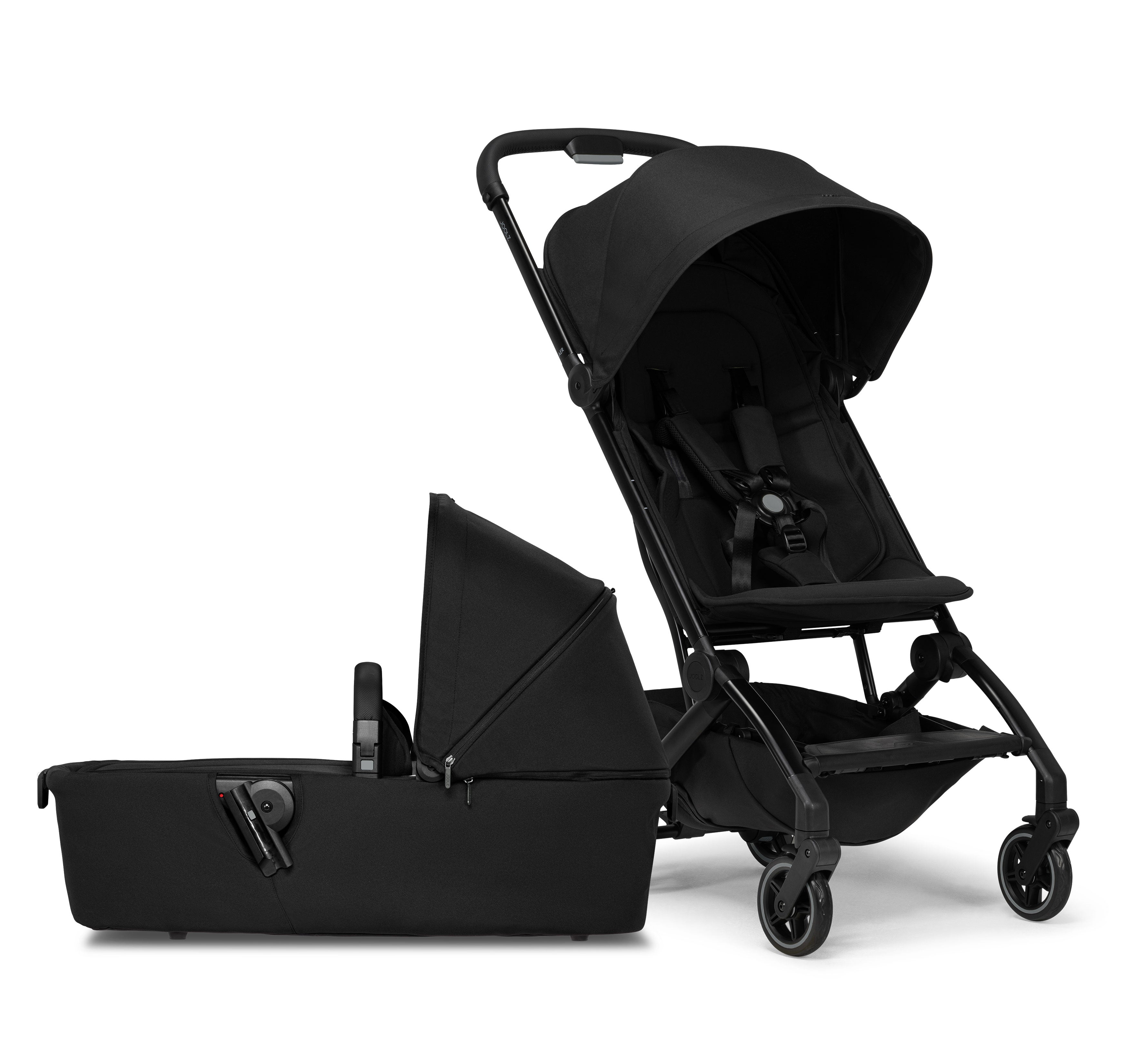 Joolz Aer+ Classic Lightweight Compact Travel Stroller With Bassinet Bundle