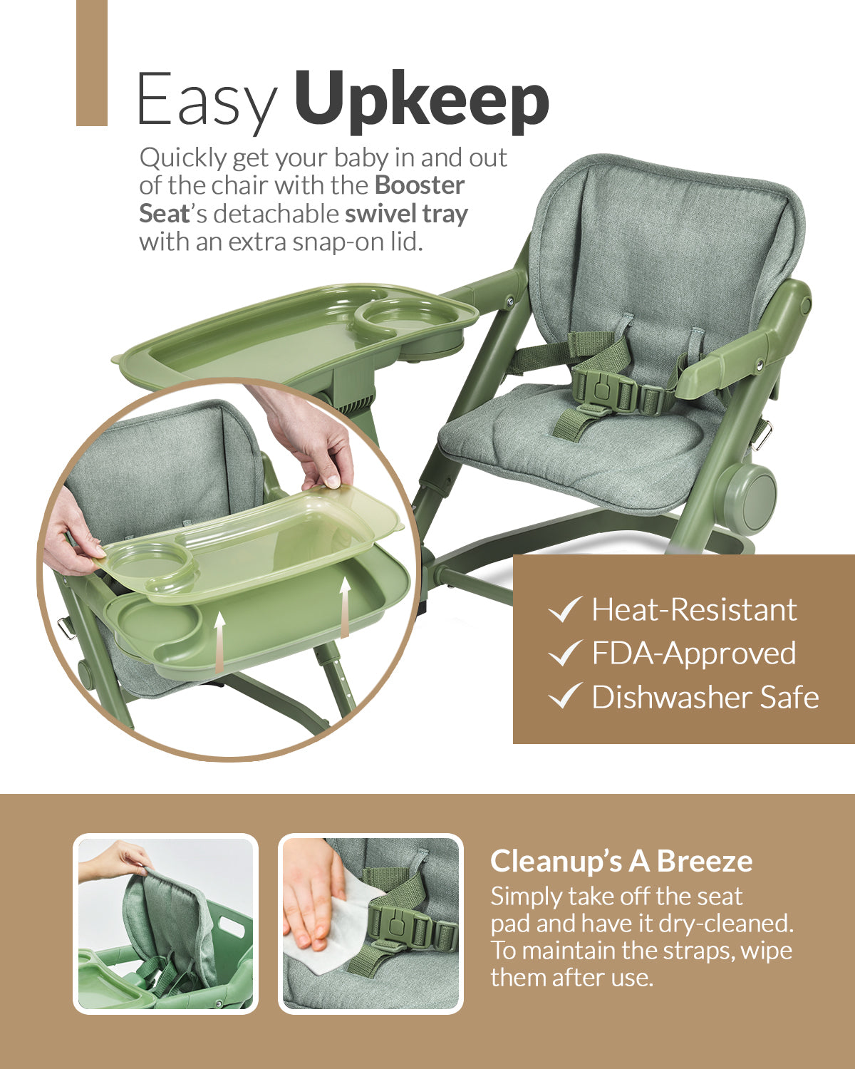 Unilove Feed Me 3-in-1 Booster Seat