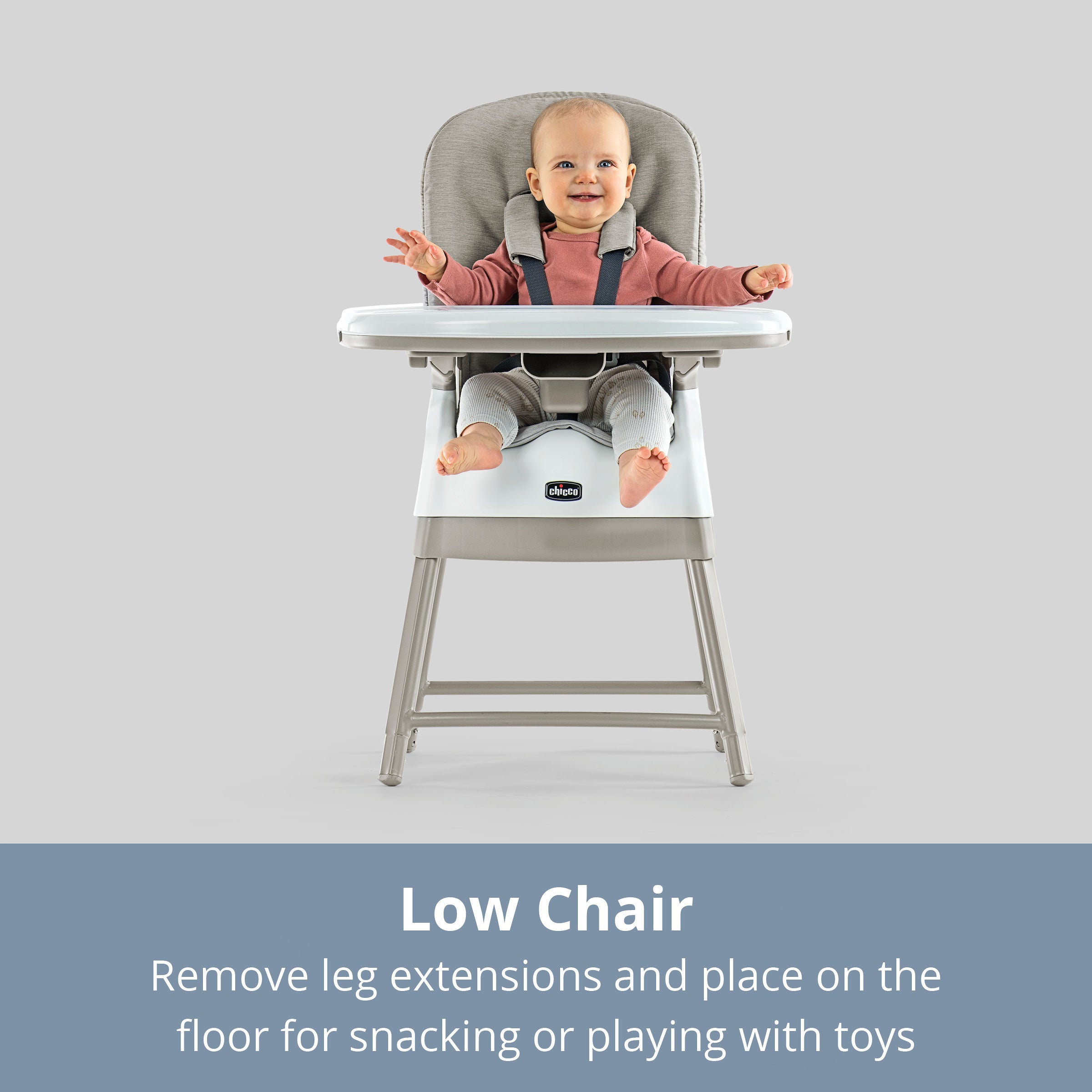 Chicco Stack Hi-Lo 6-in-1 Multi-Use High Chair