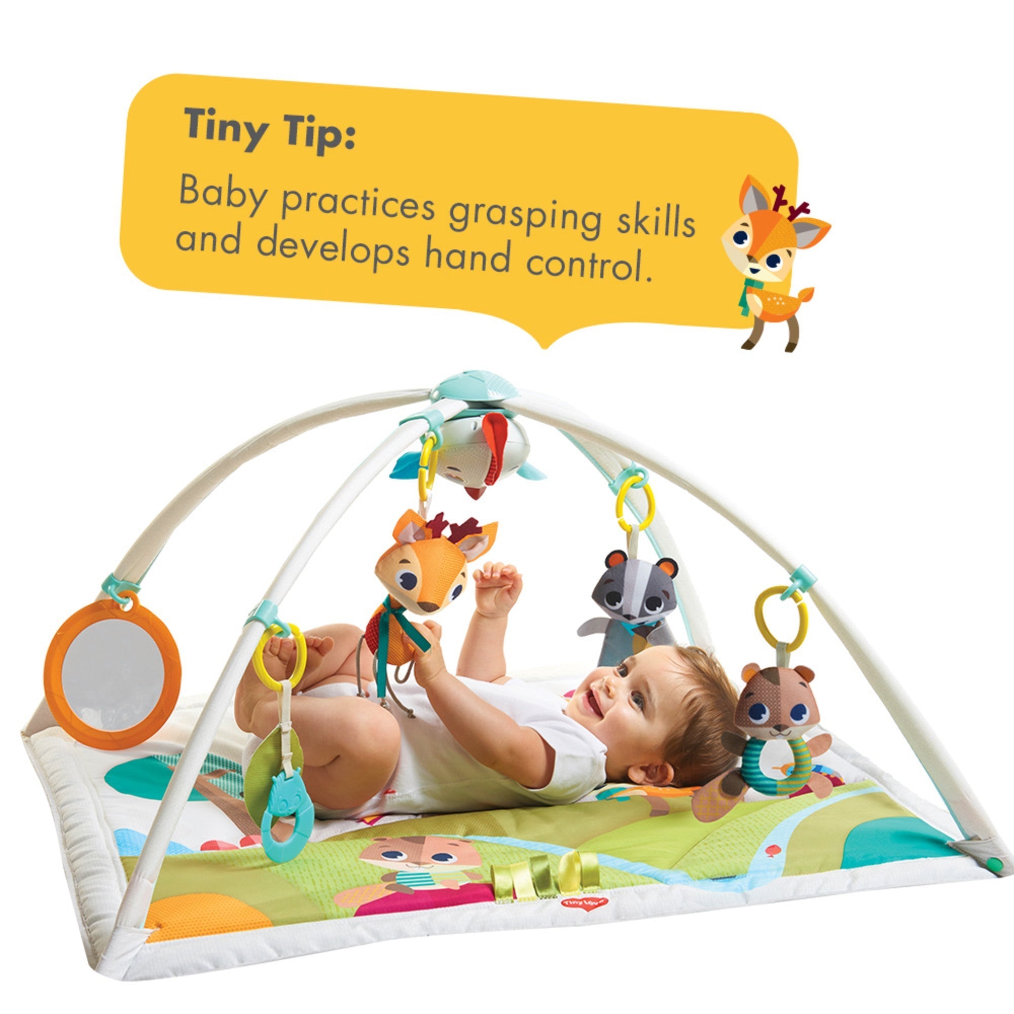 Tiny Love Into The Forest Gymini Deluxe Activity Gym Play Mat