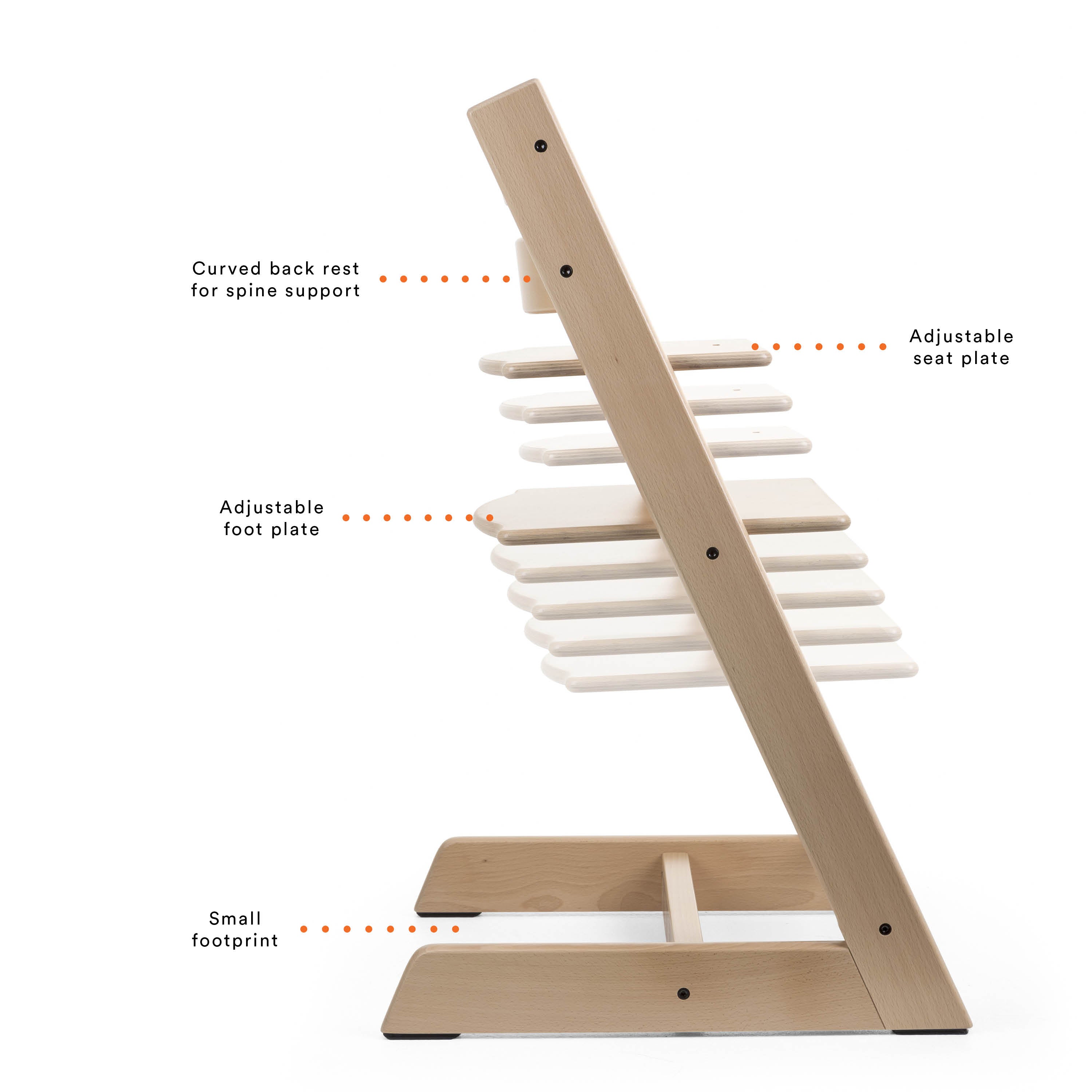 Stokke Tripp Trapp High Chair - (Incl. Chair, Matching Babyset)