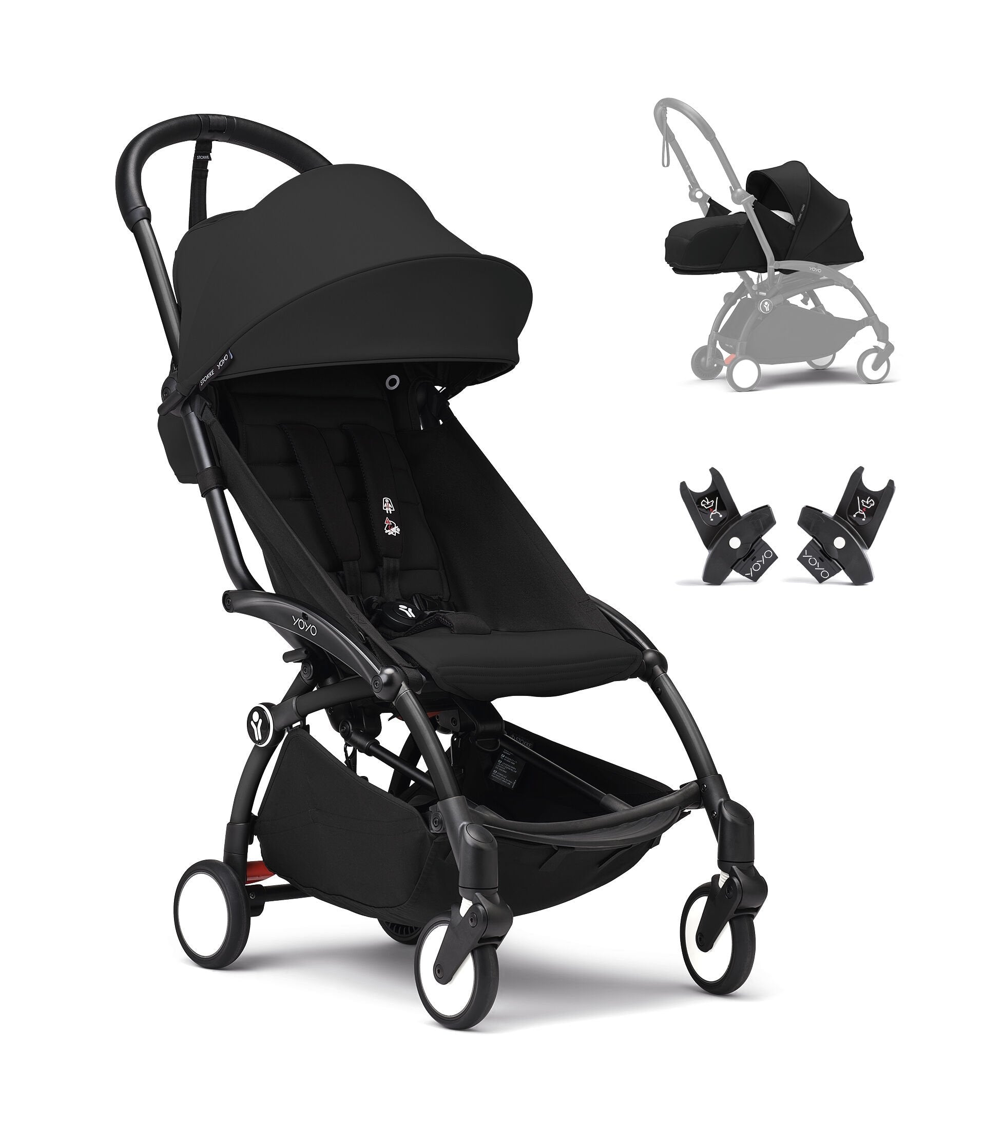 Stokke YOYO³ Newborn To Toddler Stroller Bundle