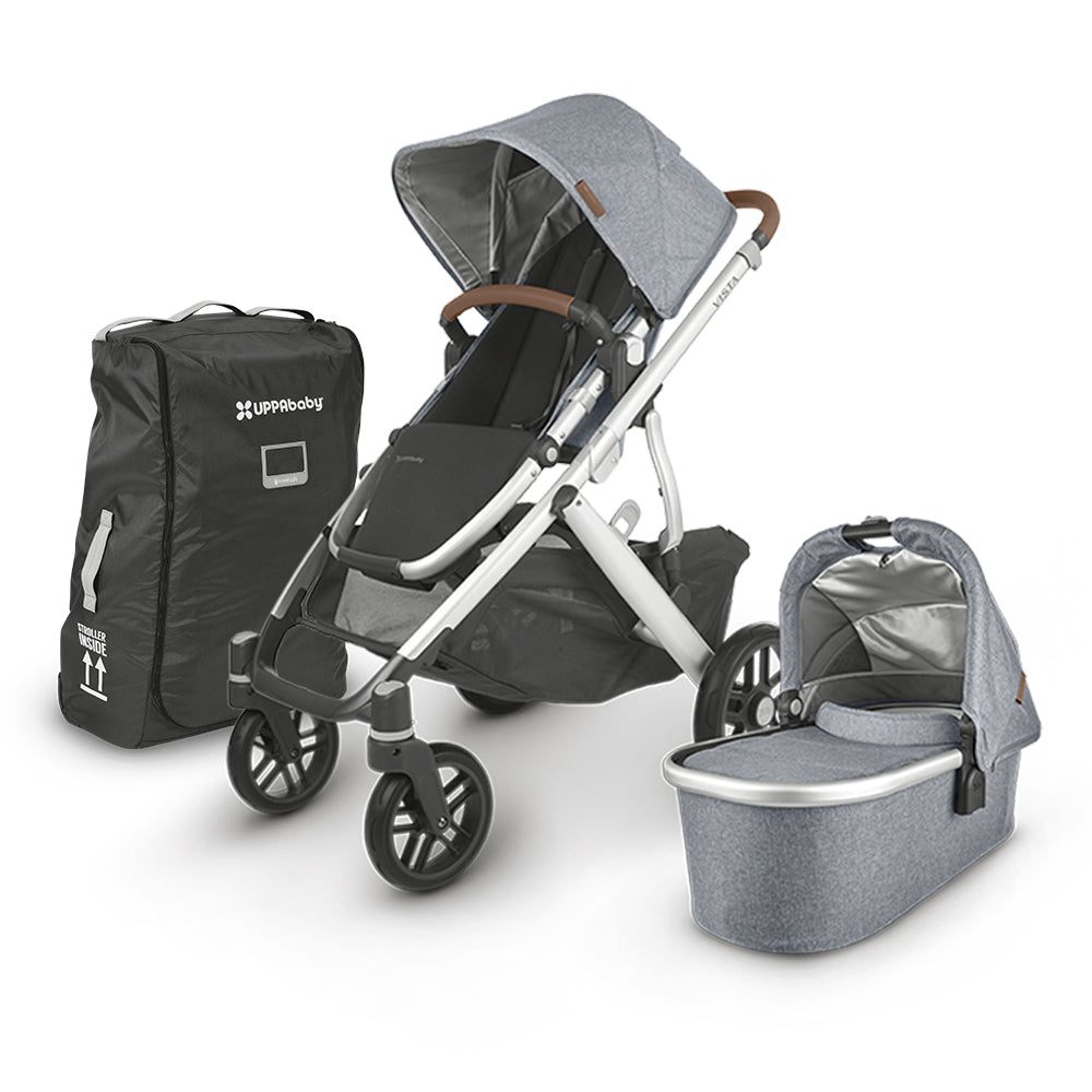 UPPAbaby Vista V2 Stroller and Travel Bag Bundle