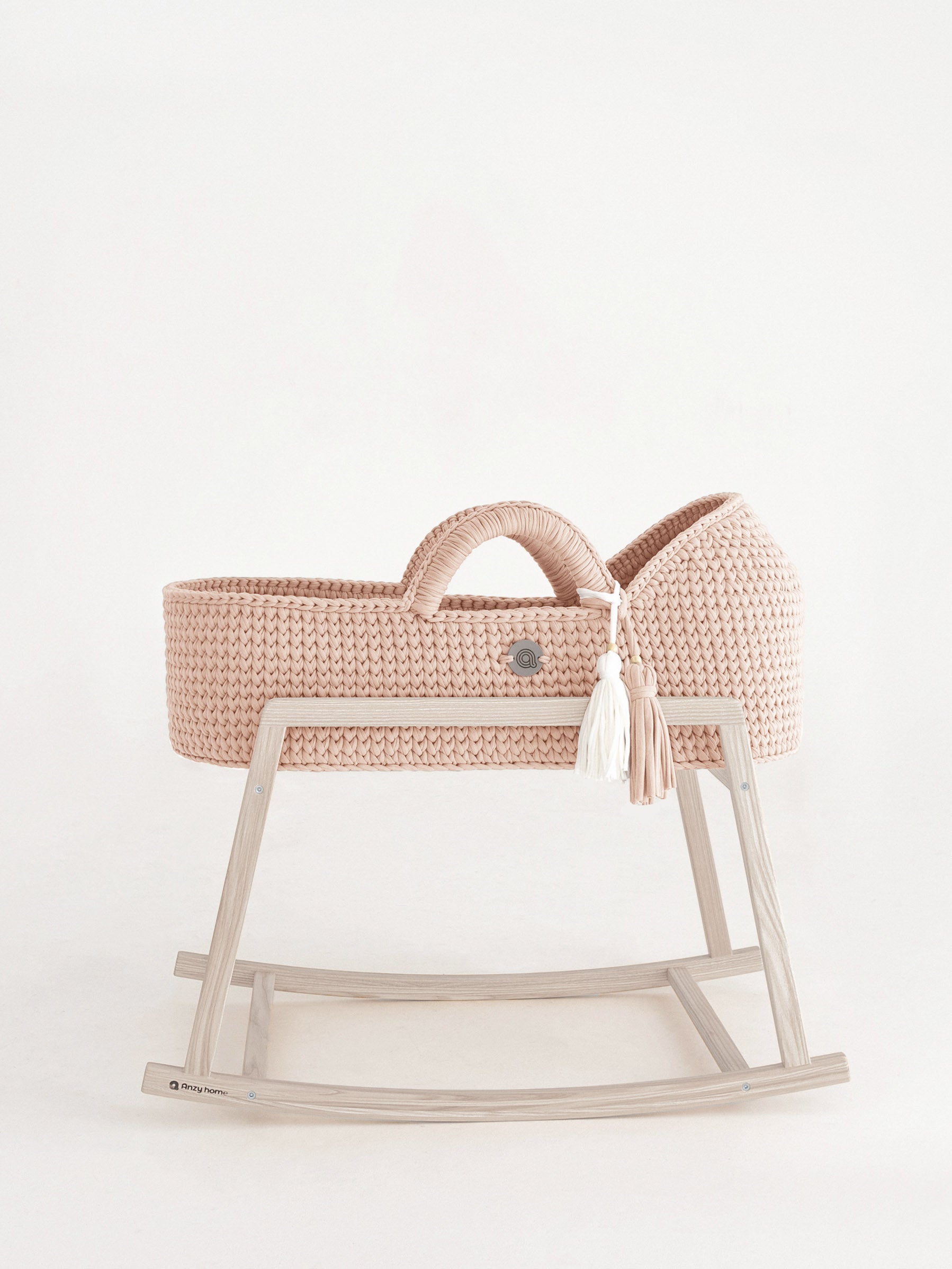 Anzy Home XL Moses Basket With Round Hood