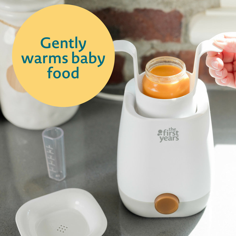 The First Years Simple Serve Fast Baby Bottle Warmer and Sanitizer