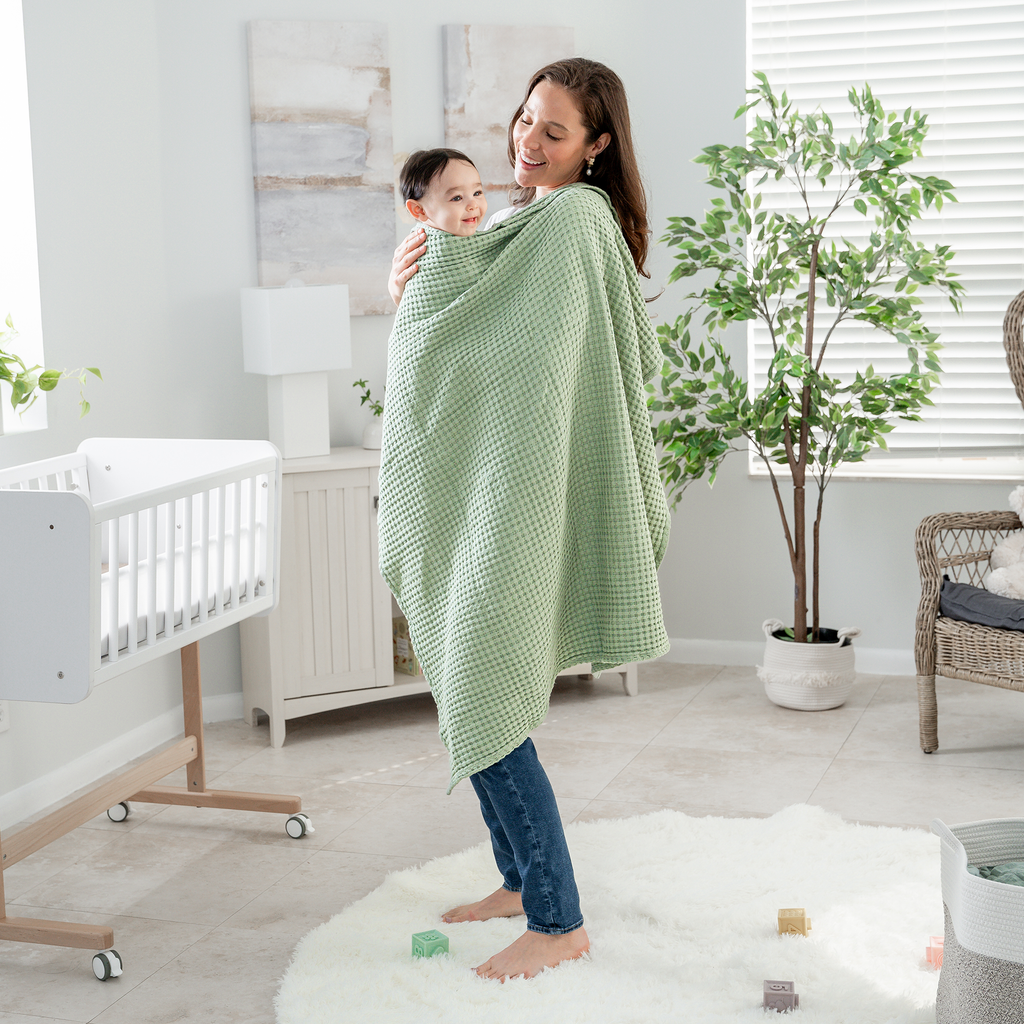 Comfy Cubs Waffle Baby Blanket