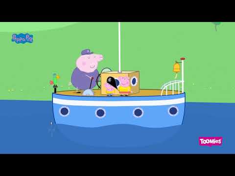 Toomies Peppa Grandpa Pig's Splash & Pour Boat