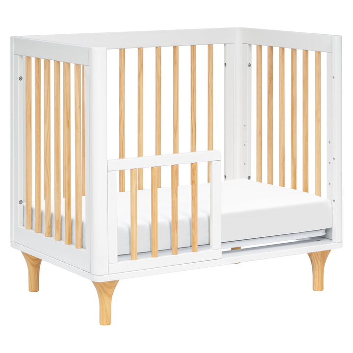 Babyletto Lolly 4-in-1 Convertible Mini Crib and Twin Bed with Toddler Bed Conversion Kit