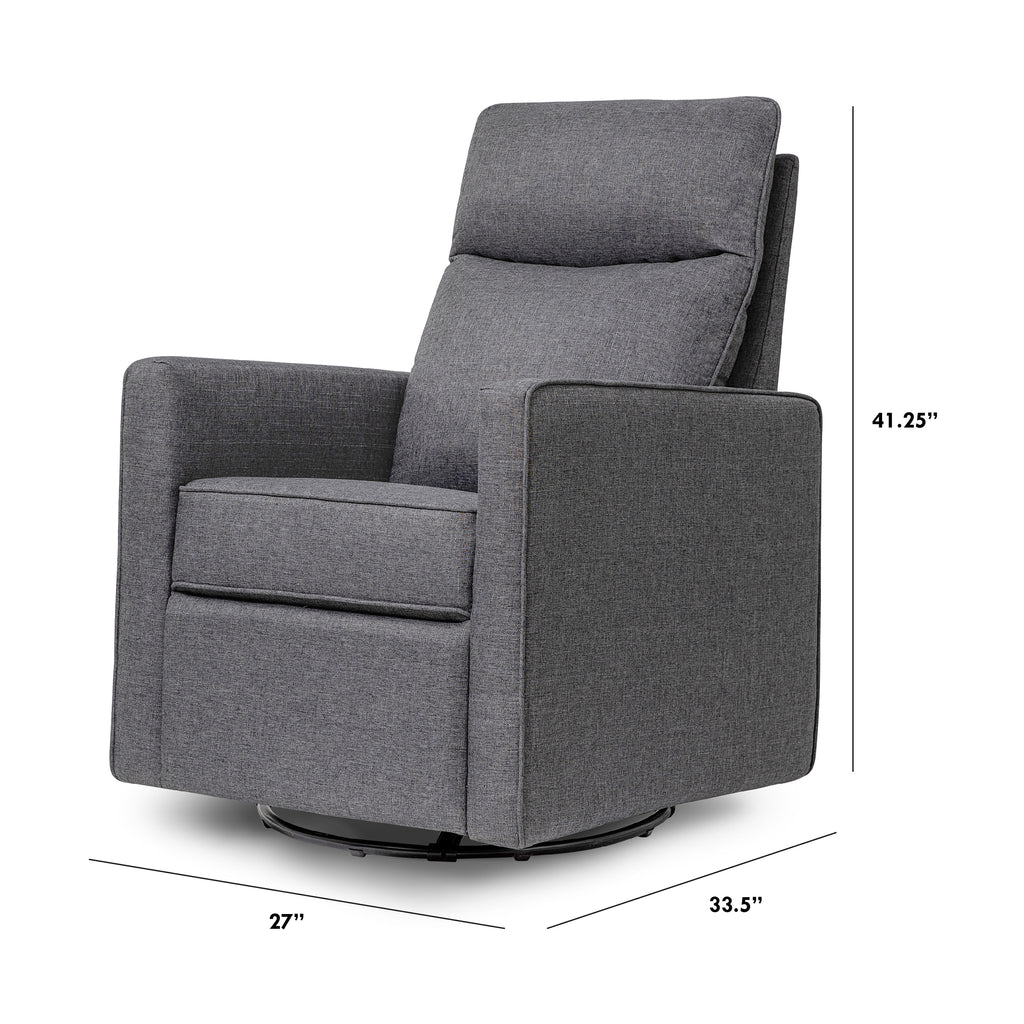 DaVinci Gabby Pillowback Swivel Glider