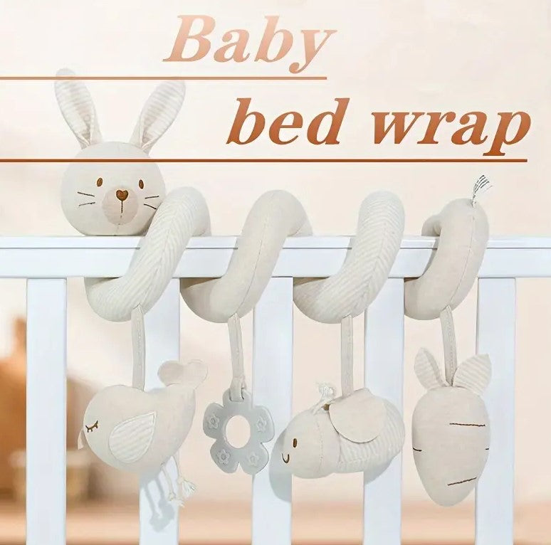 Swabies Soothing Newborn Baby Cotton Spiral Hanging Toy