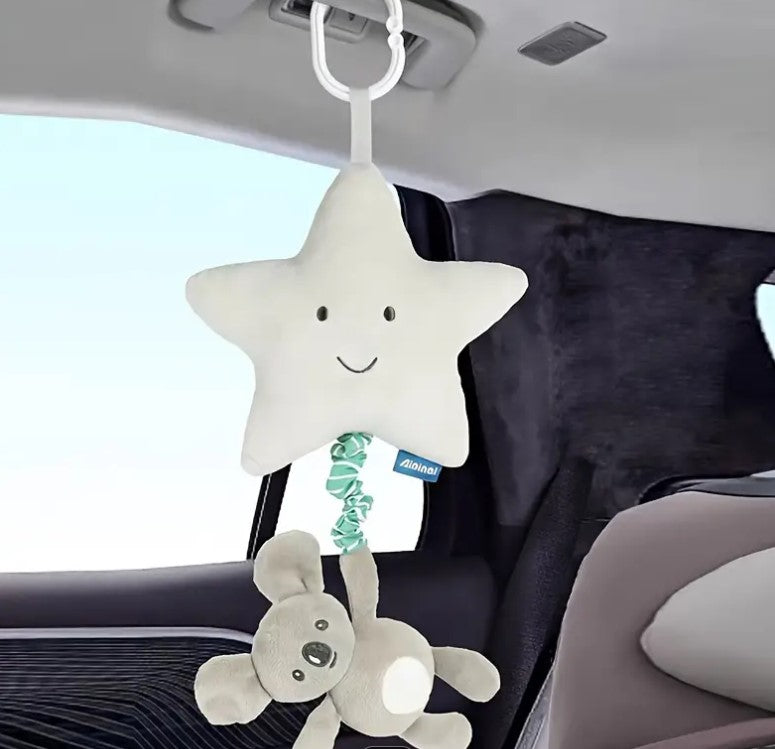 Swabies Hanging Star Bunny Pull Toy Mobile