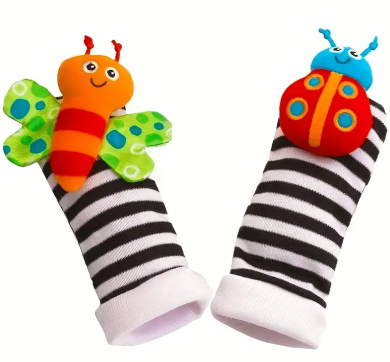 Swabies Sock and Wrist Rattle