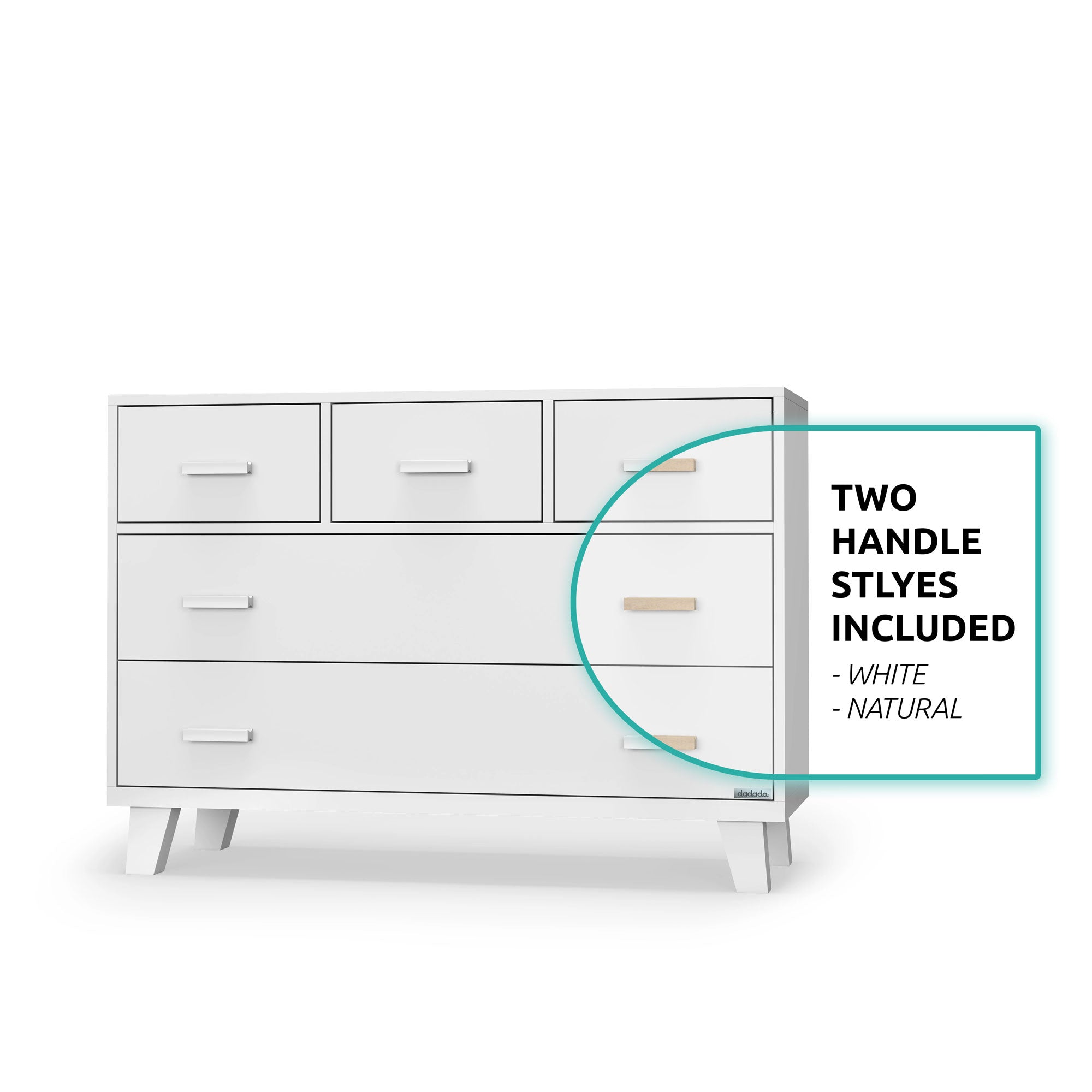 dadada Boston 5-Drawer Dresser