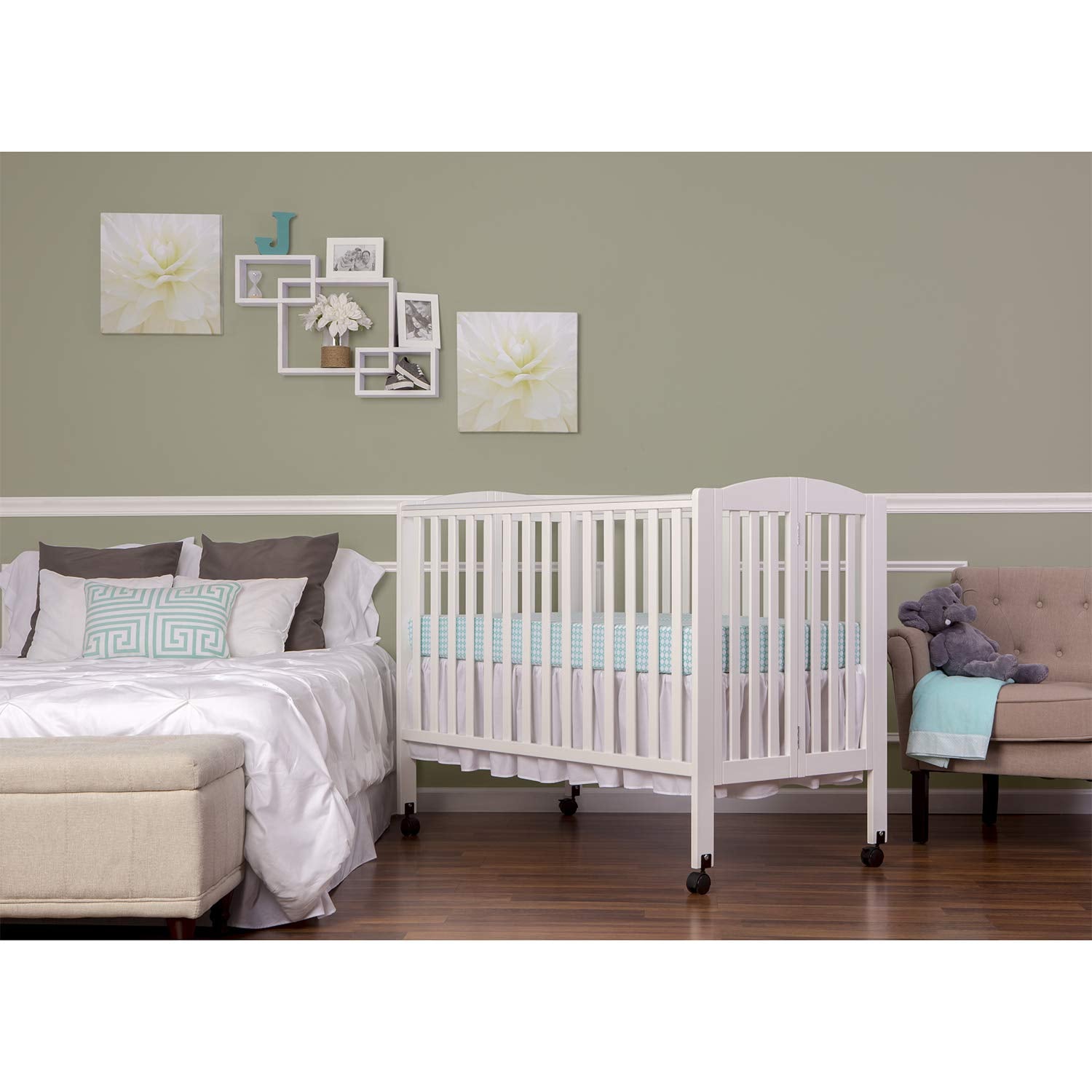 Dream On Me Full Size Folding Crib - Mega Babies