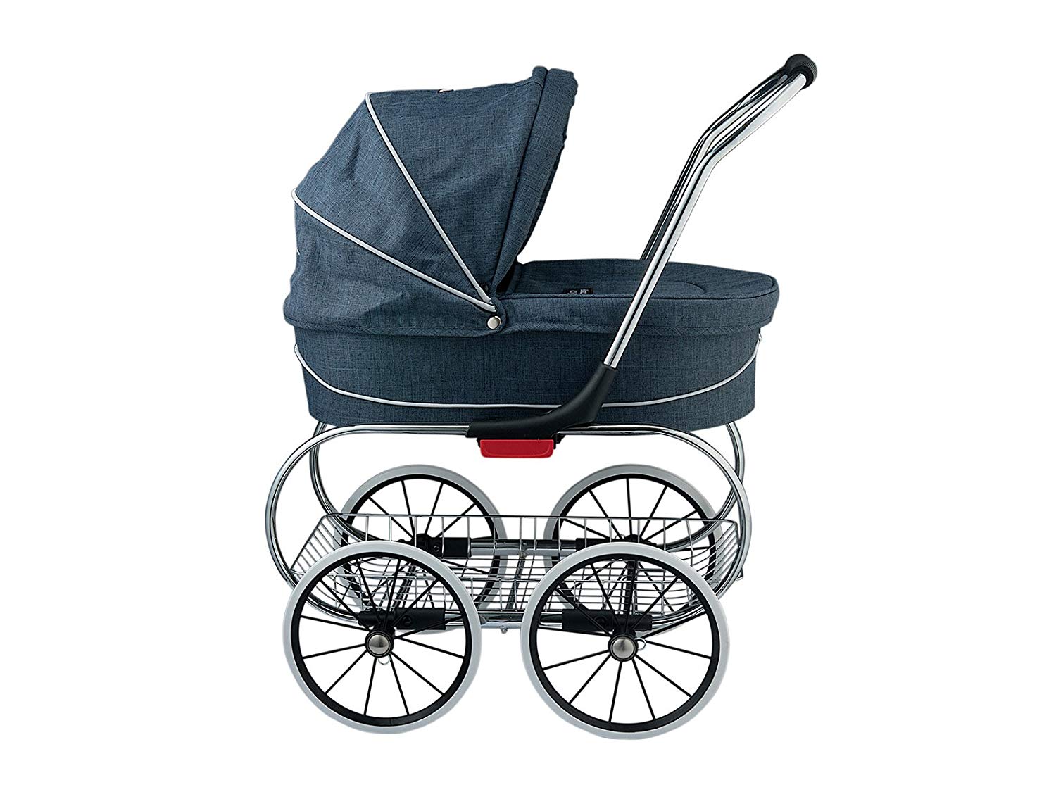 Select the Denim Valco Dolls Stroller. Featured by Mega babies.