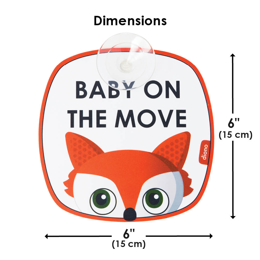 Diono Baby On The Move Signs 2PK