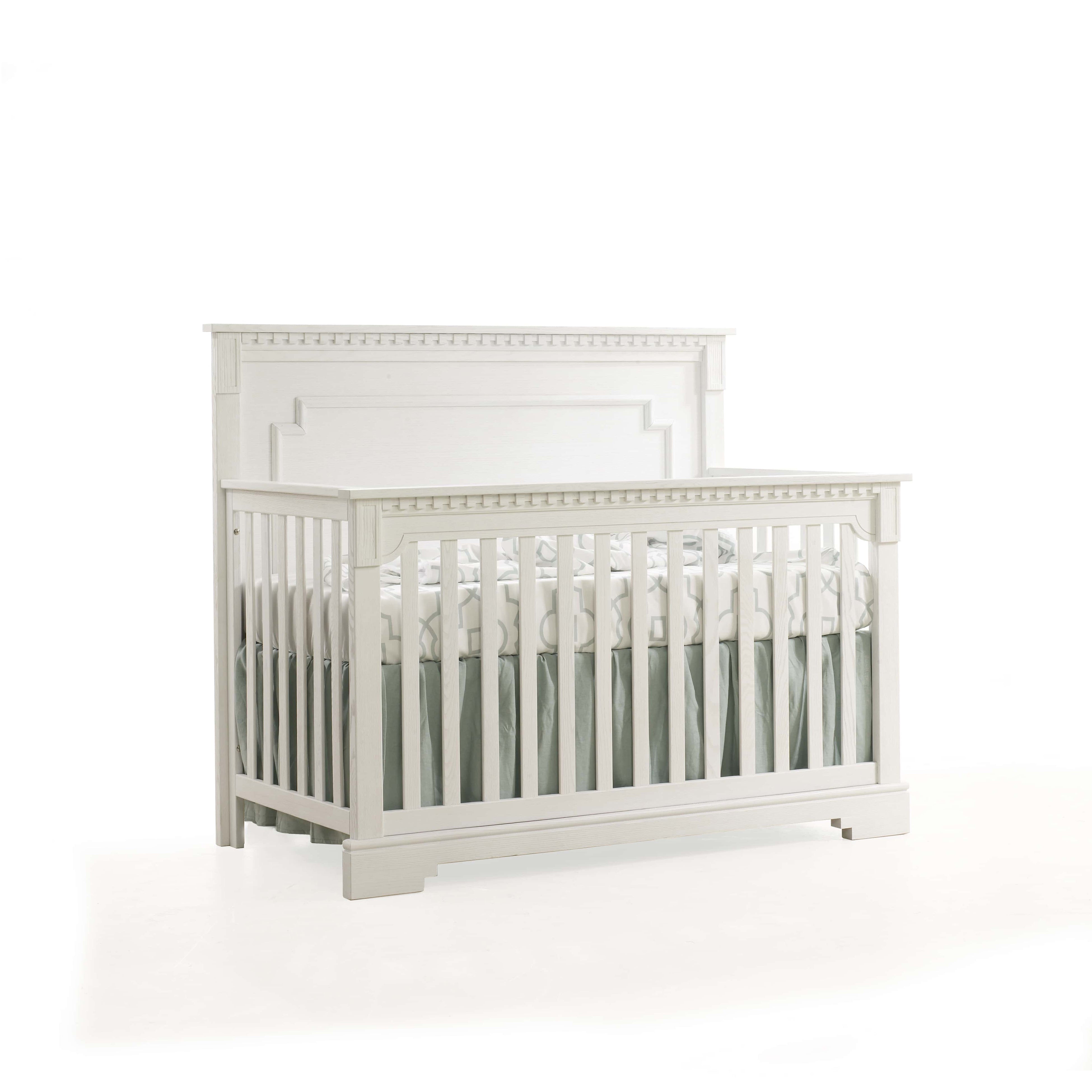 Natart Ithaca ''5-in-1'' Convertible Crib with Wood Panel