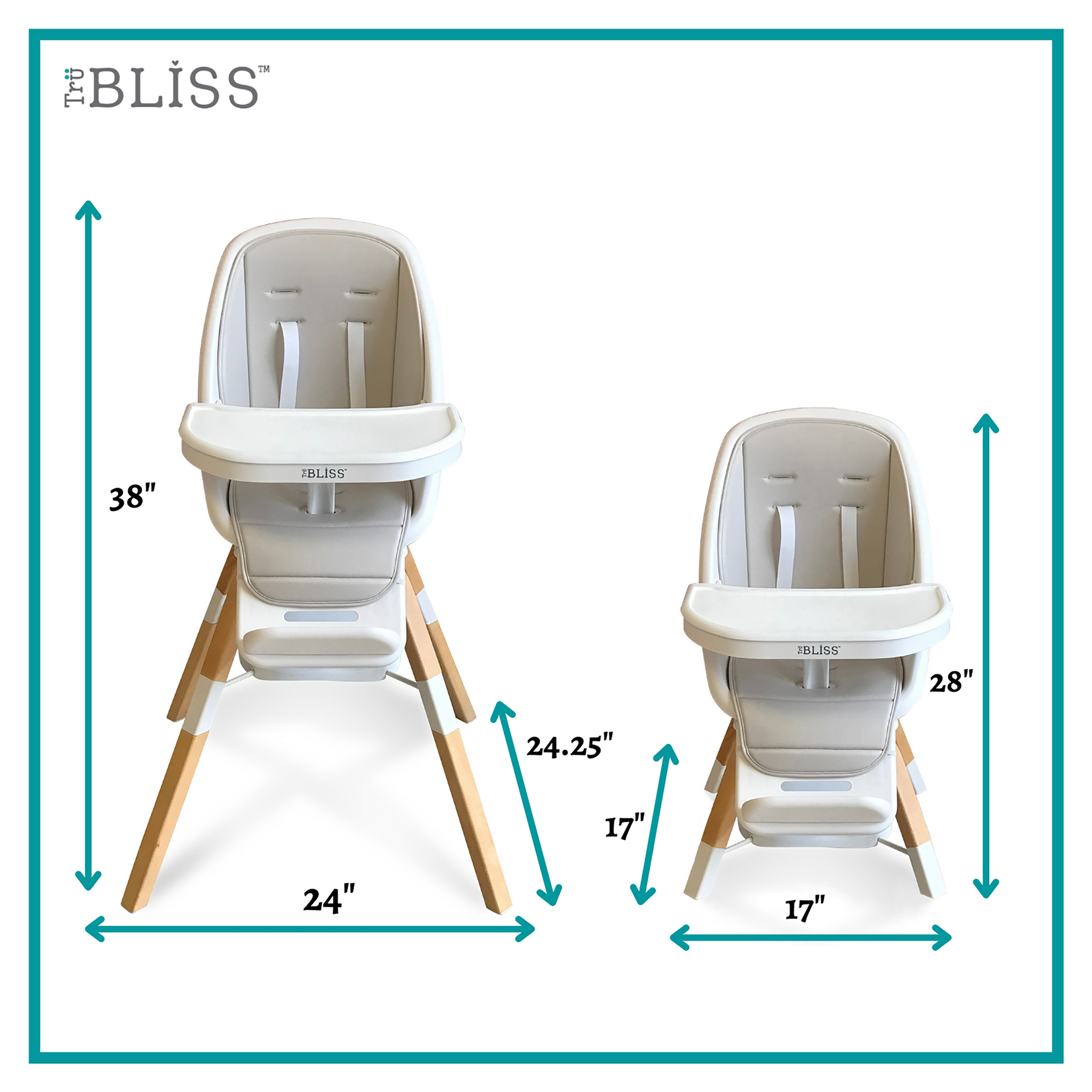 TruBliss Turn-A-Tot 2-in-1 High Chair