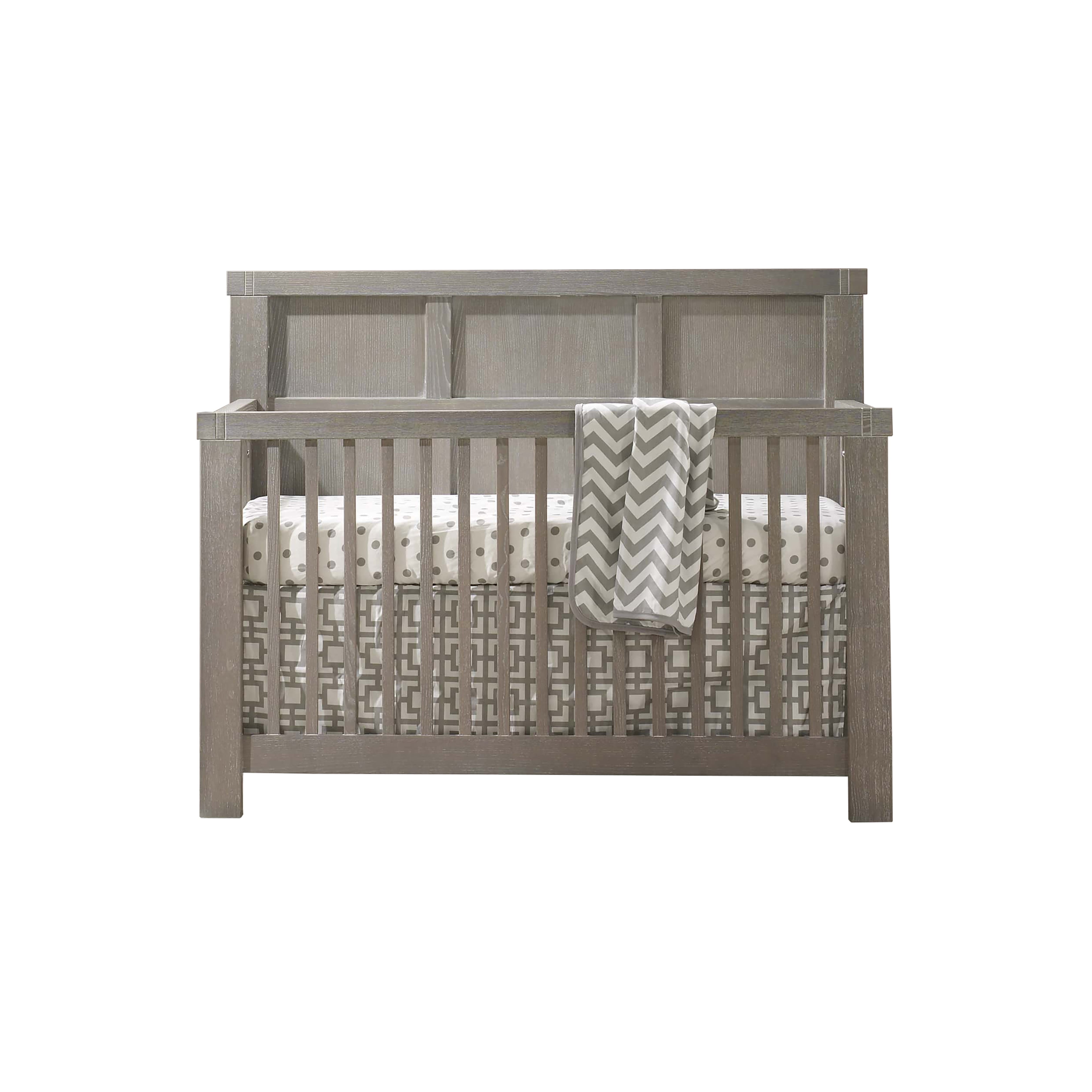 Natart Rustico ''5-in-1'' Convertible Crib with Wood Panel (w/out rails)