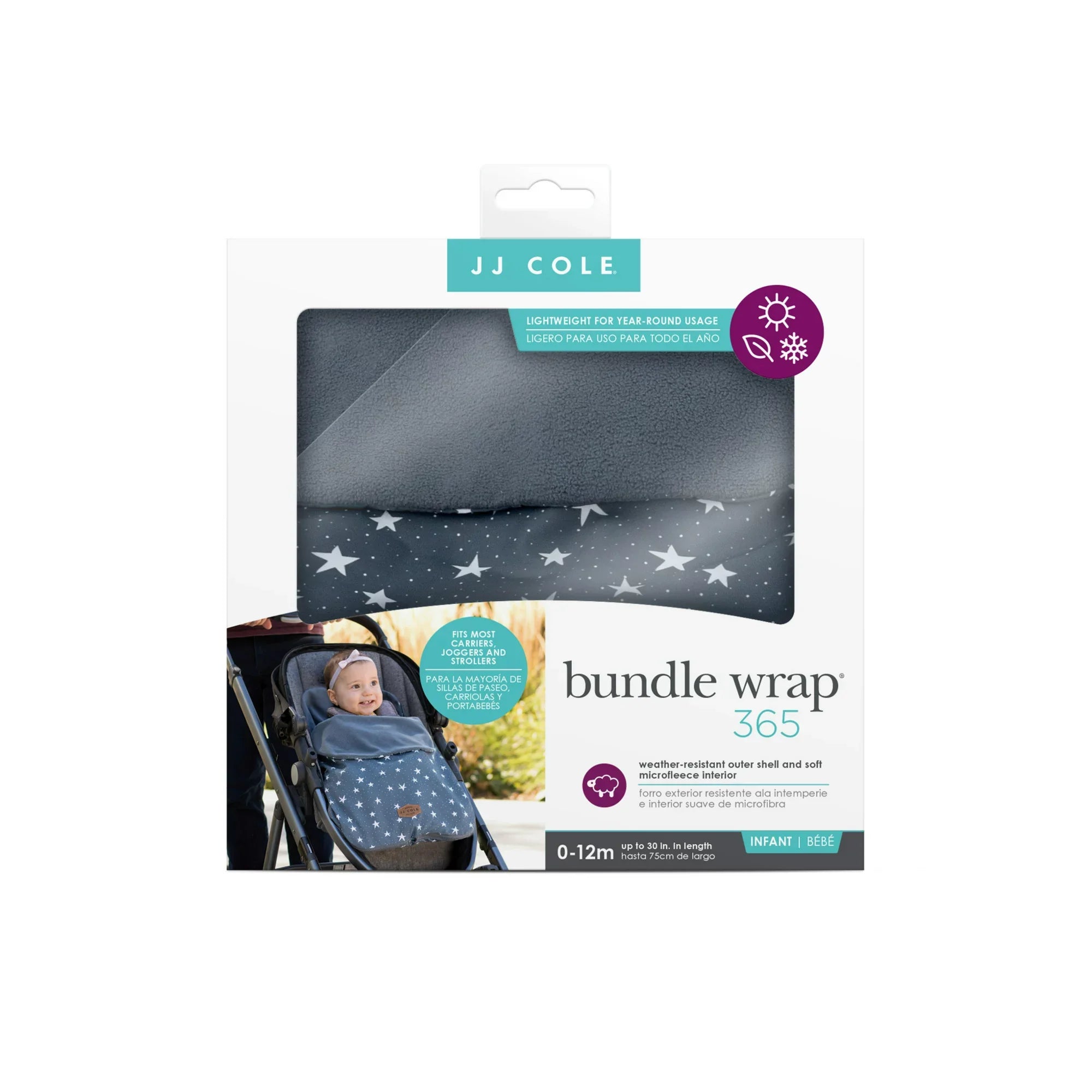 JJ Cole Bundle Wrap 365 For Car Seat or Stroller